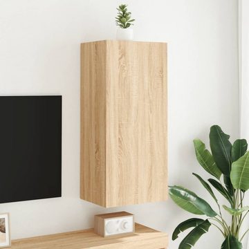 vidaXL TV-Wand TV-Wandschrank Sonoma-Eiche 40,5x30x90 cm Holzwerkstoff, (1-St)