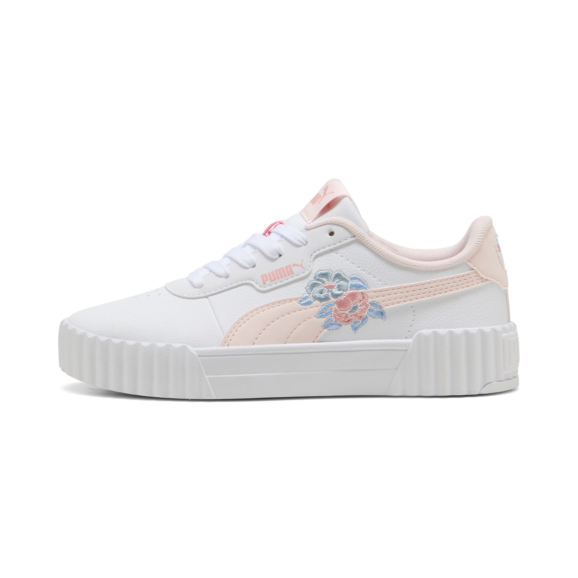 PUMA CARINA 3.0 FLORAL JR Sneaker für Alltag, mit Textil-Innenmaterial, sportlicher Stil