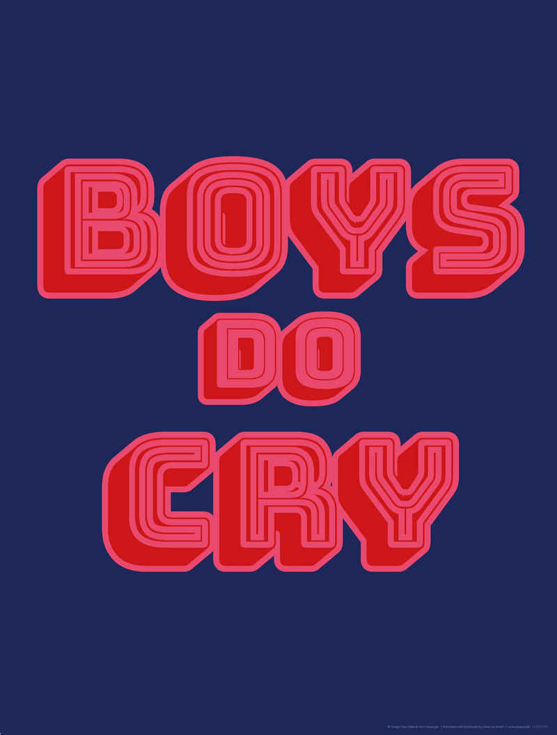 Close Up Kunstdruck Boys Do Cry Kunstdruck Papier 250 gr. matt 30 x 40 cm
