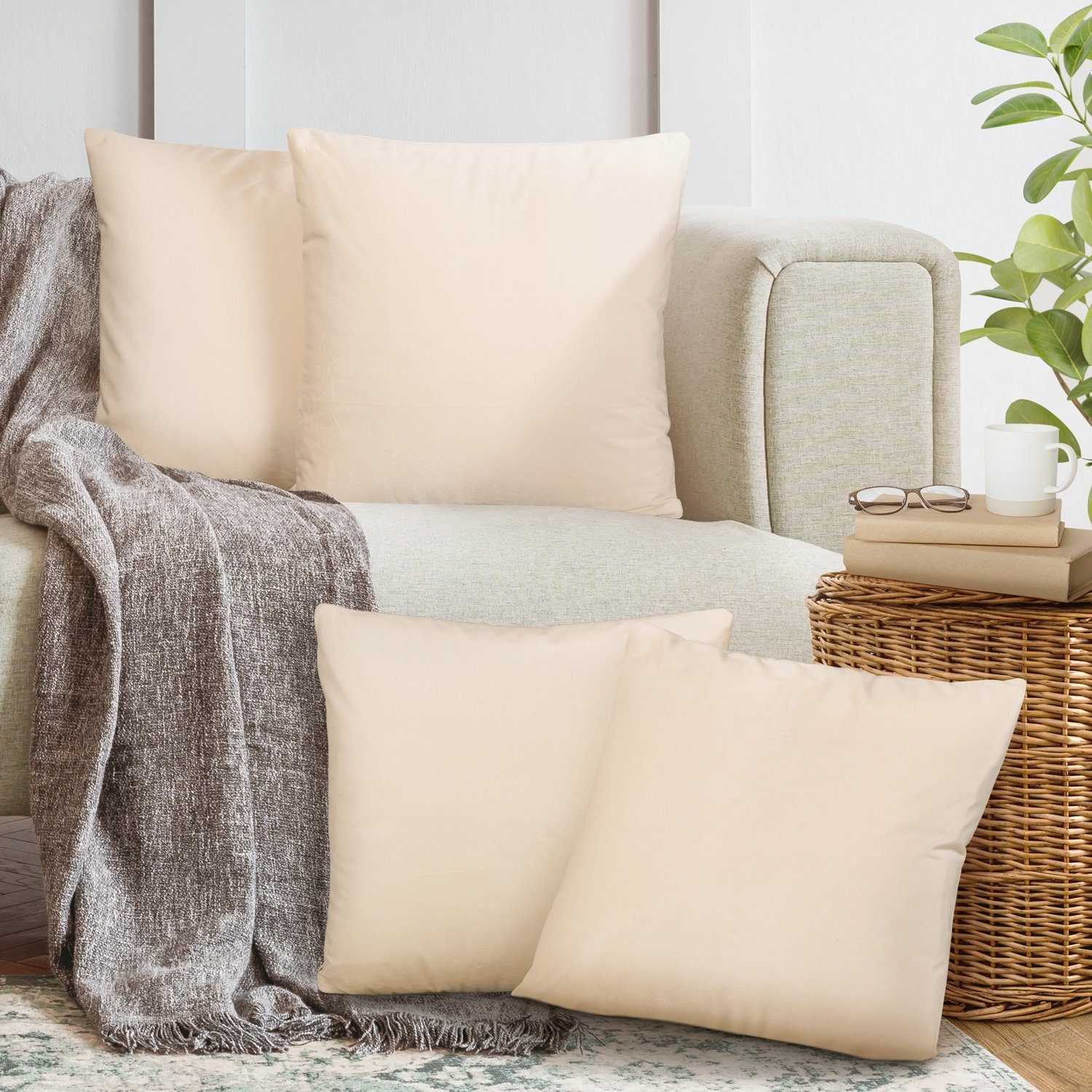 Cozyor Kissenbezug Samt Kissenhülle in diversen günstig online kaufen