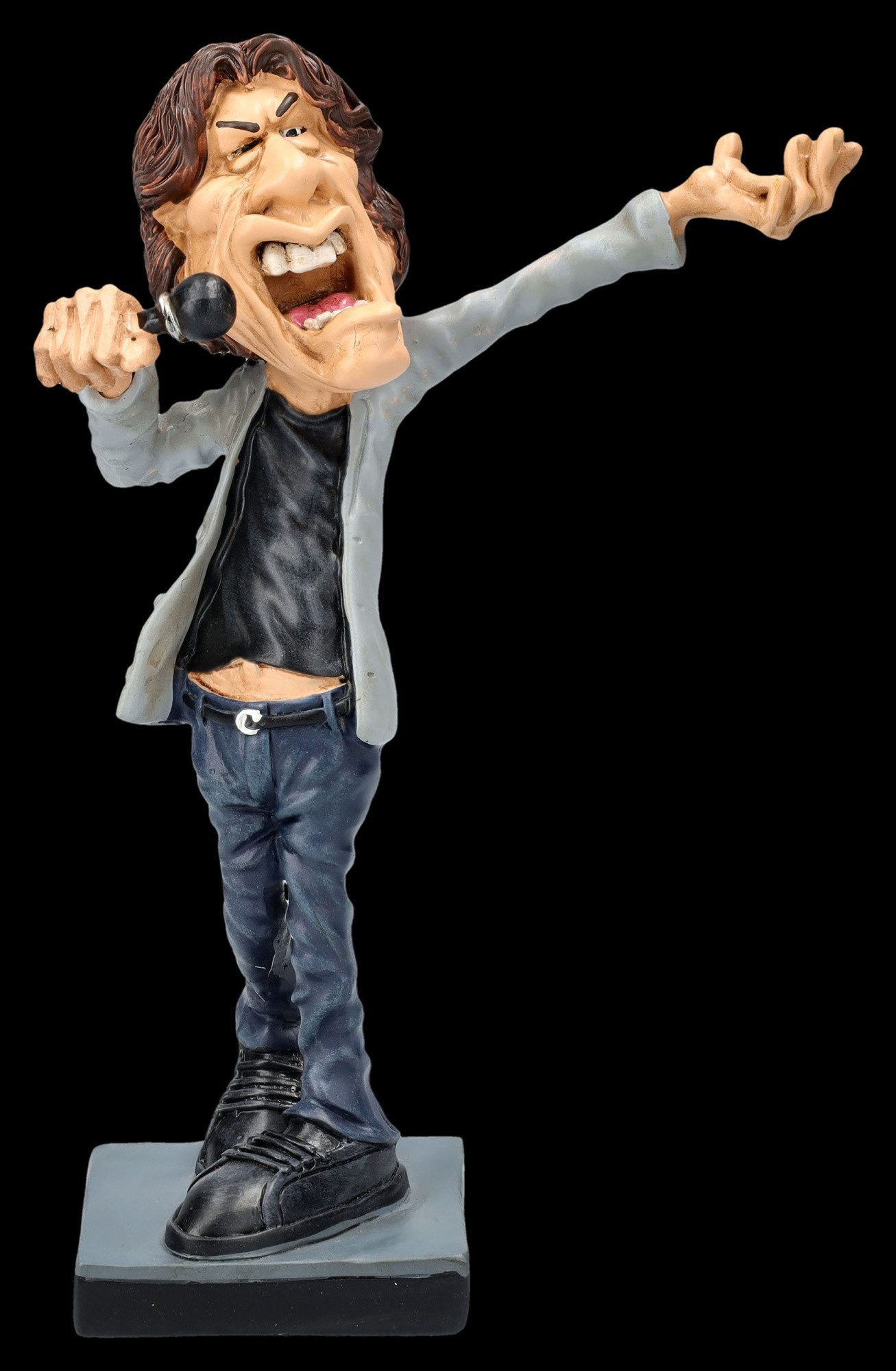 Figuren Shop GmbH Dekofigur Mick Jagger Figur – Rockstar Karikatur Statue 1 günstig online kaufen