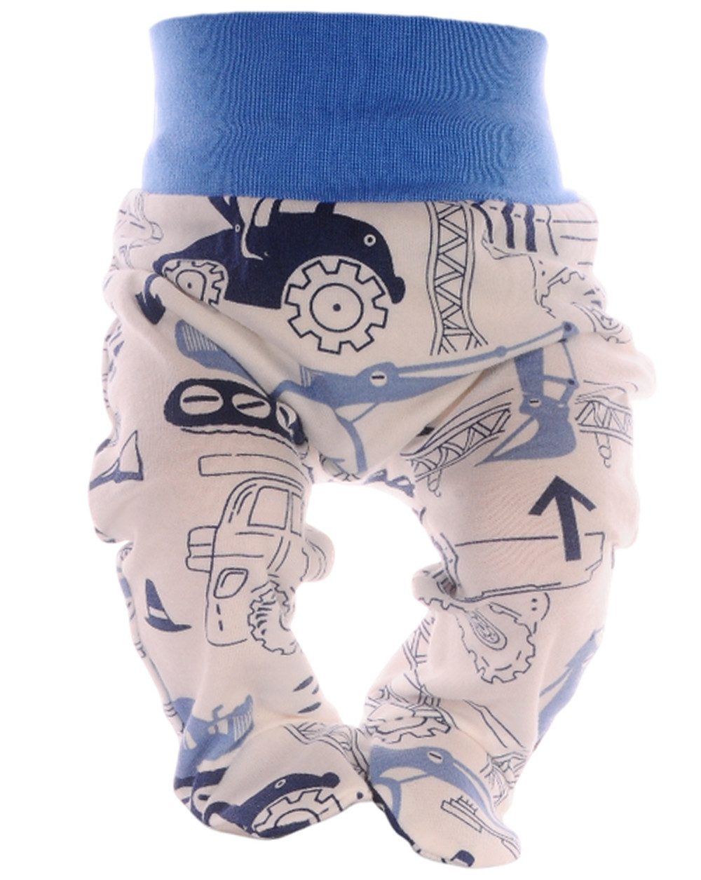 Schlupfhose Baby Hose mit Füßchen
