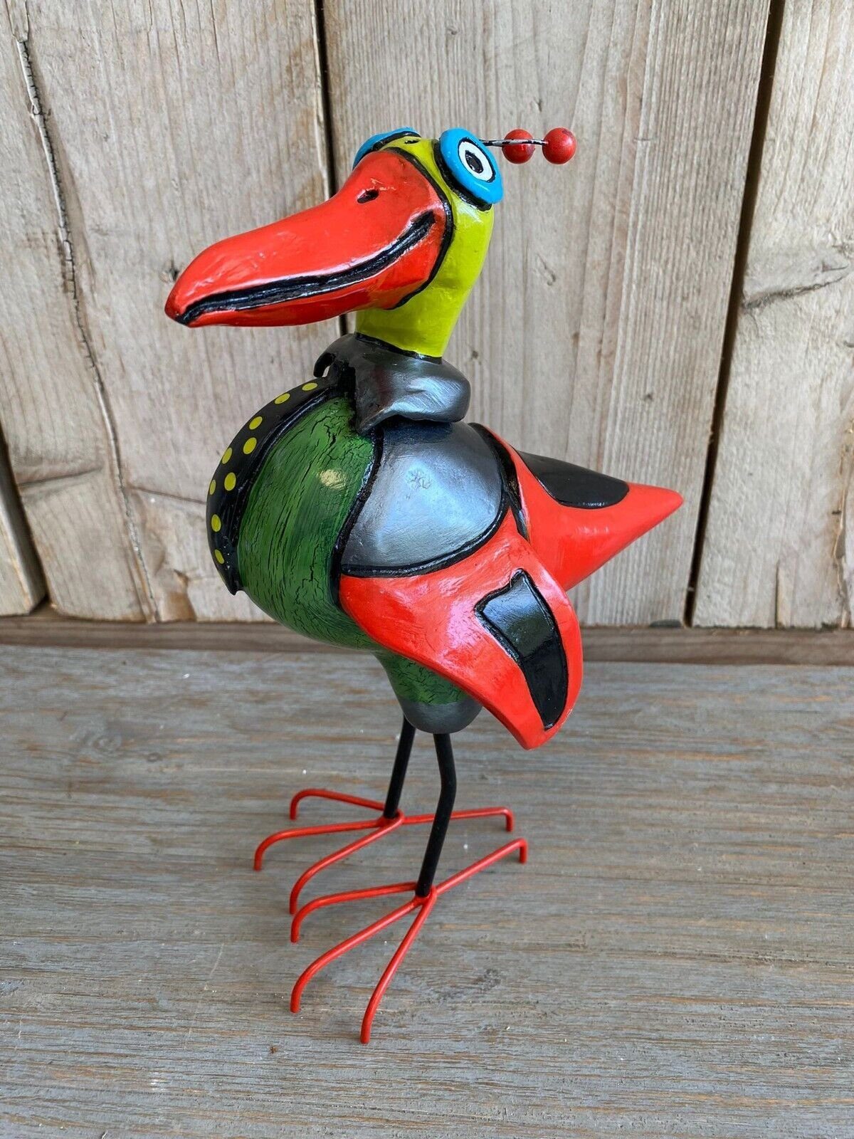 Annimuck Dekofigur Trend Art Jelly Bird Mayor Unikat handbemalt Kunstobjekt 35x22 cm (1 St)