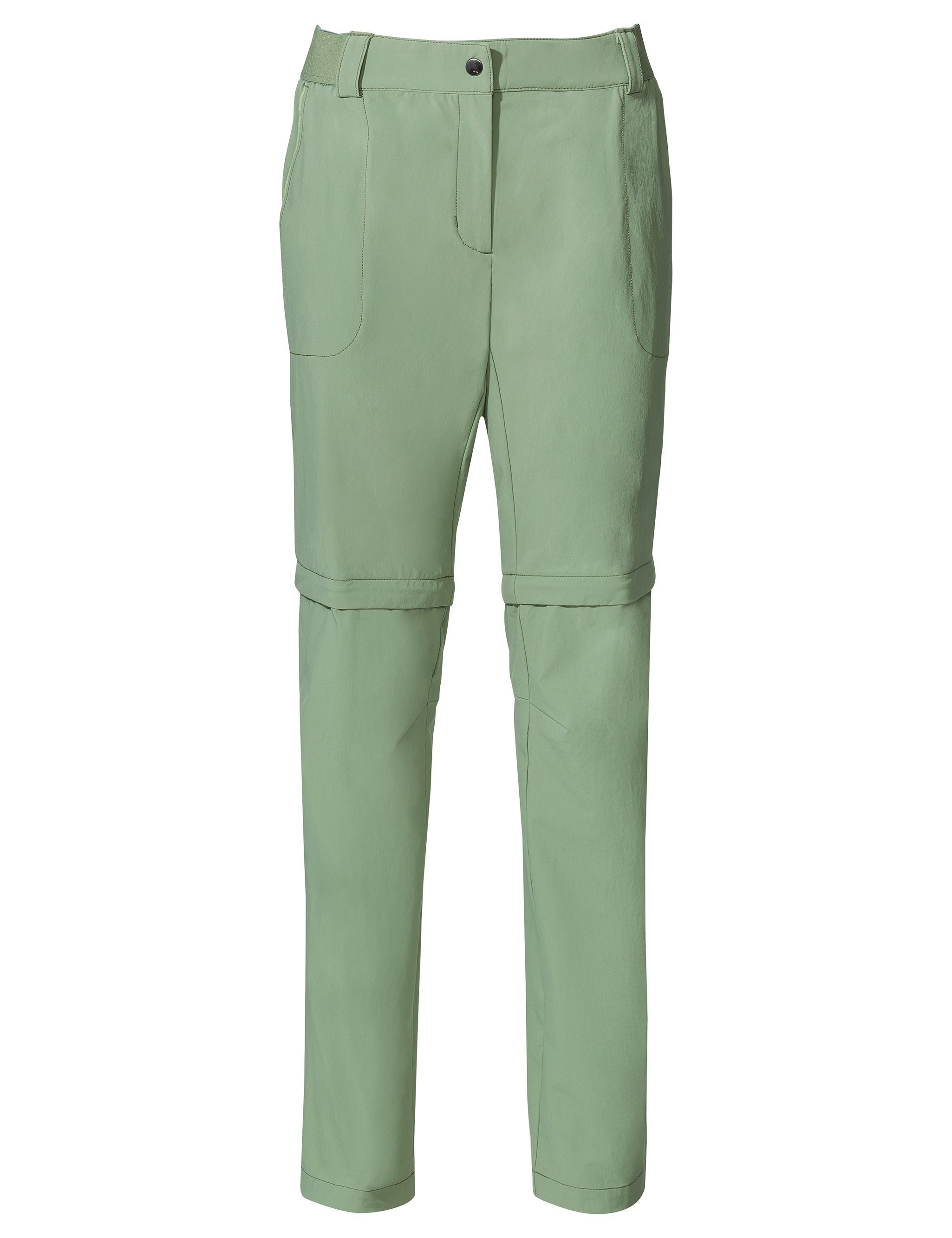 II Farley Women's Pants ZO willow (1-tlg) Grüner Stretch VAUDE Funktionshose Knopf green