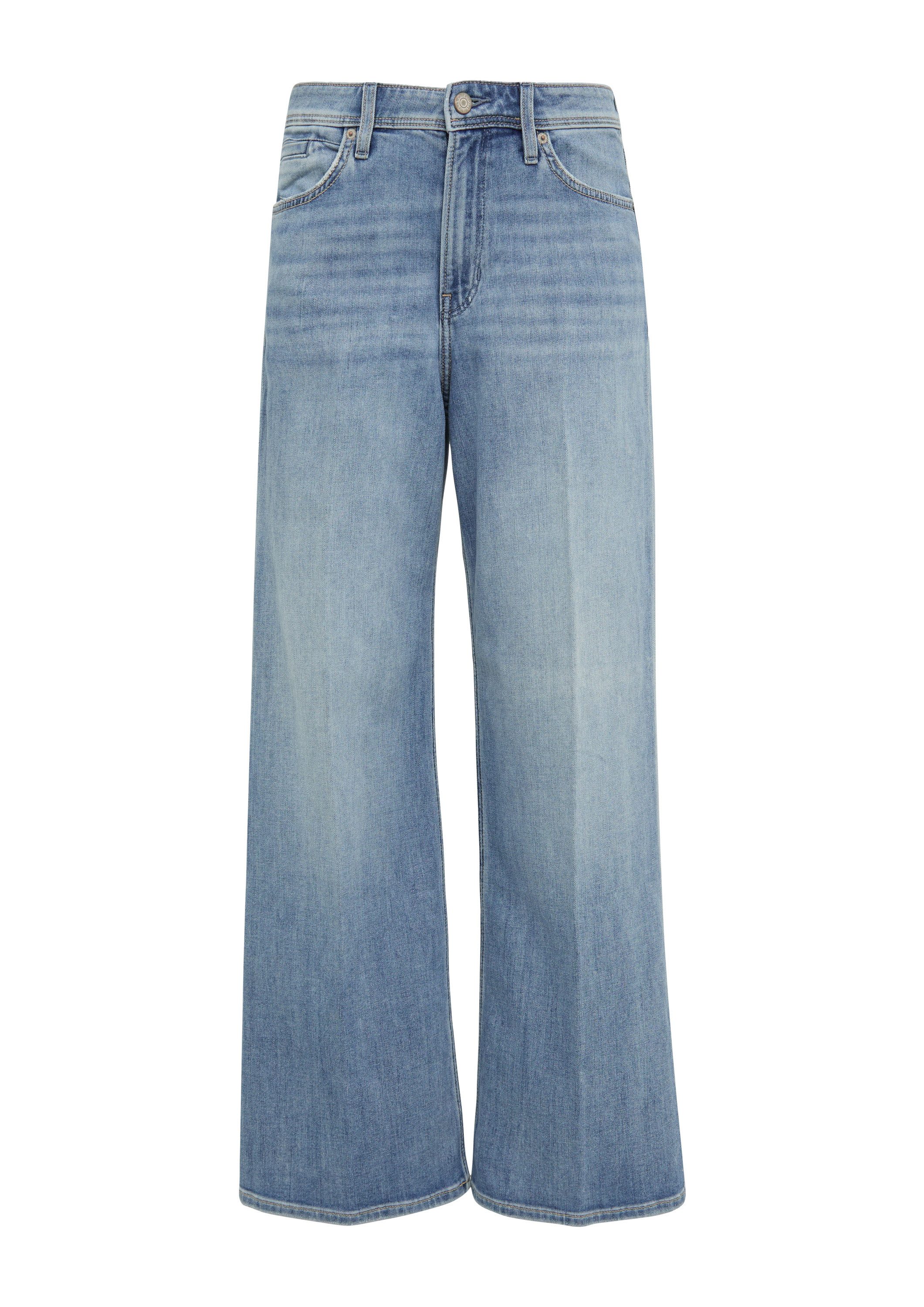 s.Oliver Weite Jeans Jeans-Hose SURI Jeans Suri / Regular Fit / High Rise / günstig online kaufen