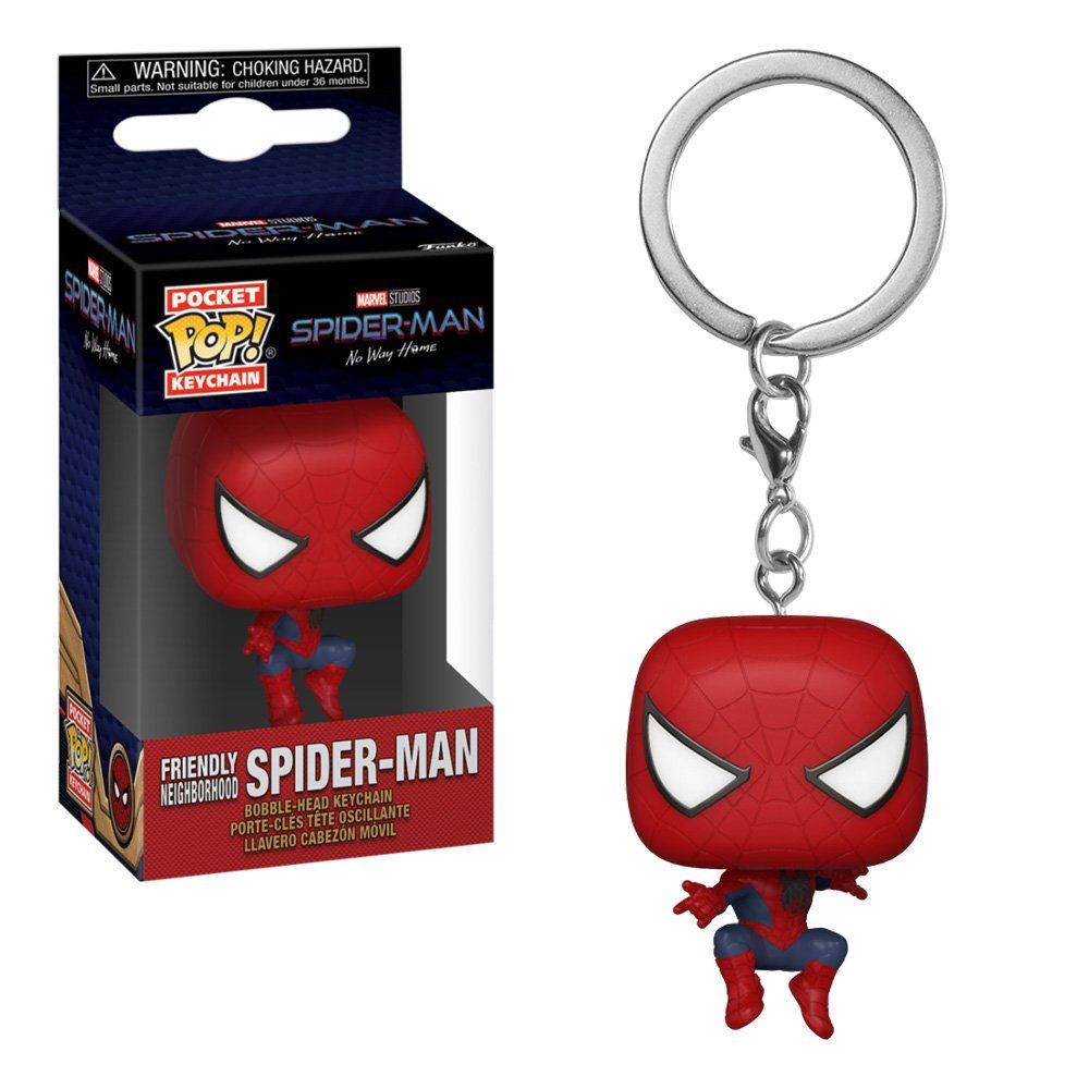 Pocket Spider-Man: Home Schlüsselanhänger - POP! Way Funko Spider-Man No