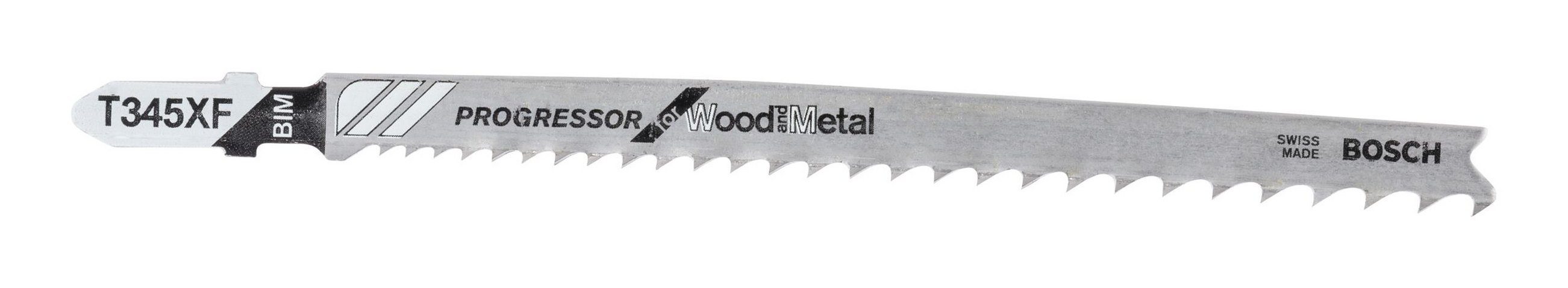 XF and Metal - BOSCH Wood 100er-Pack (100 for T 345 Stichsägeblatt Stück), Progressor