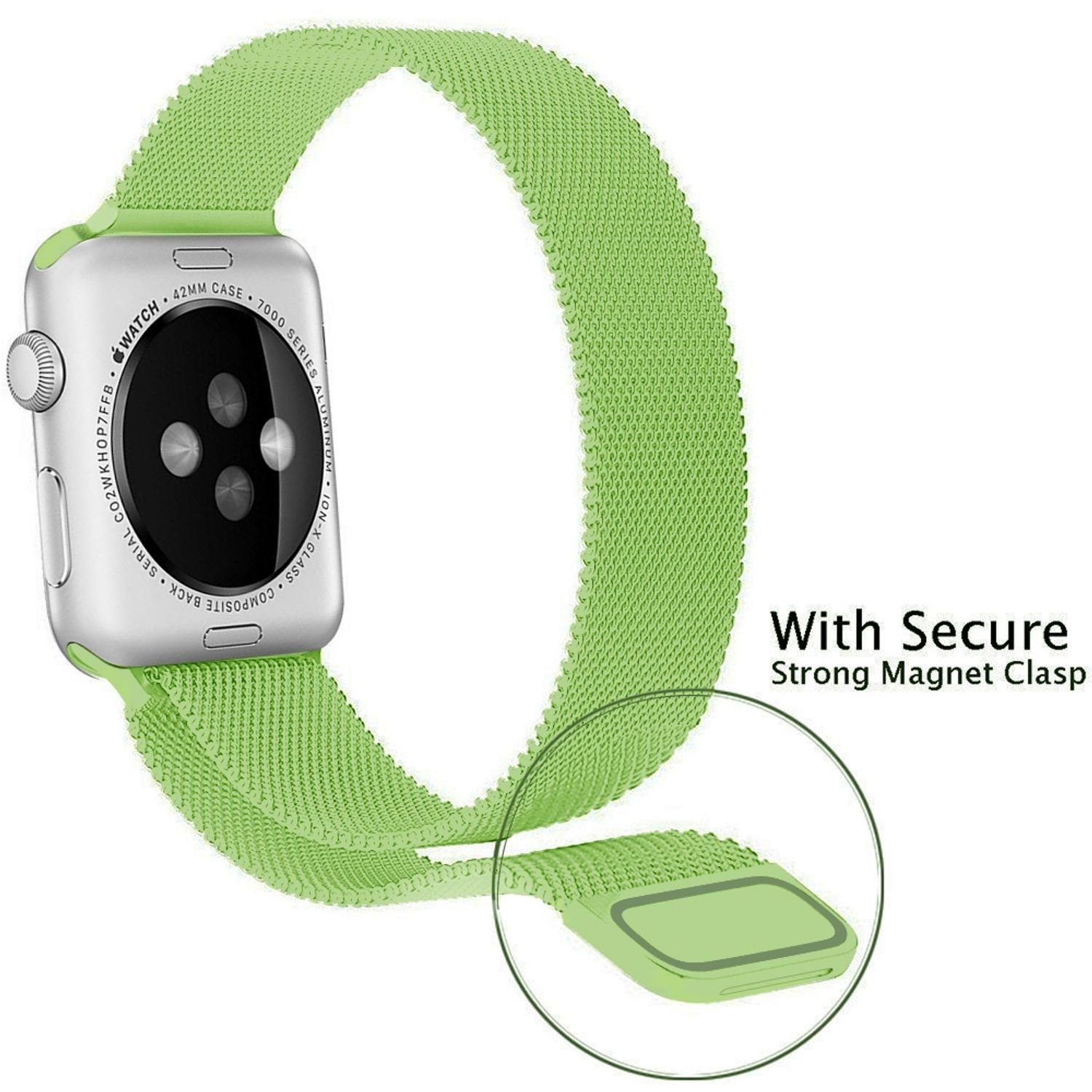 Ersatz 38 Mintgrün 42 Design 3 Watch 7 4 6 Silikon SE Sport 45 44 8 für - König Band Series / Loop Apple 2 Smartwatch-Armband Armband 5 mm, / mm 1 45 mm