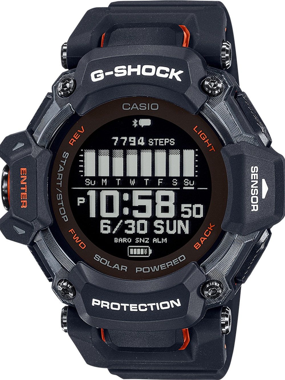 CASIO Quarzuhr Casio GBD-H2000-1AER Herrenuhr G-Shock G-Squad 53mm 20ATM Ca günstig online kaufen