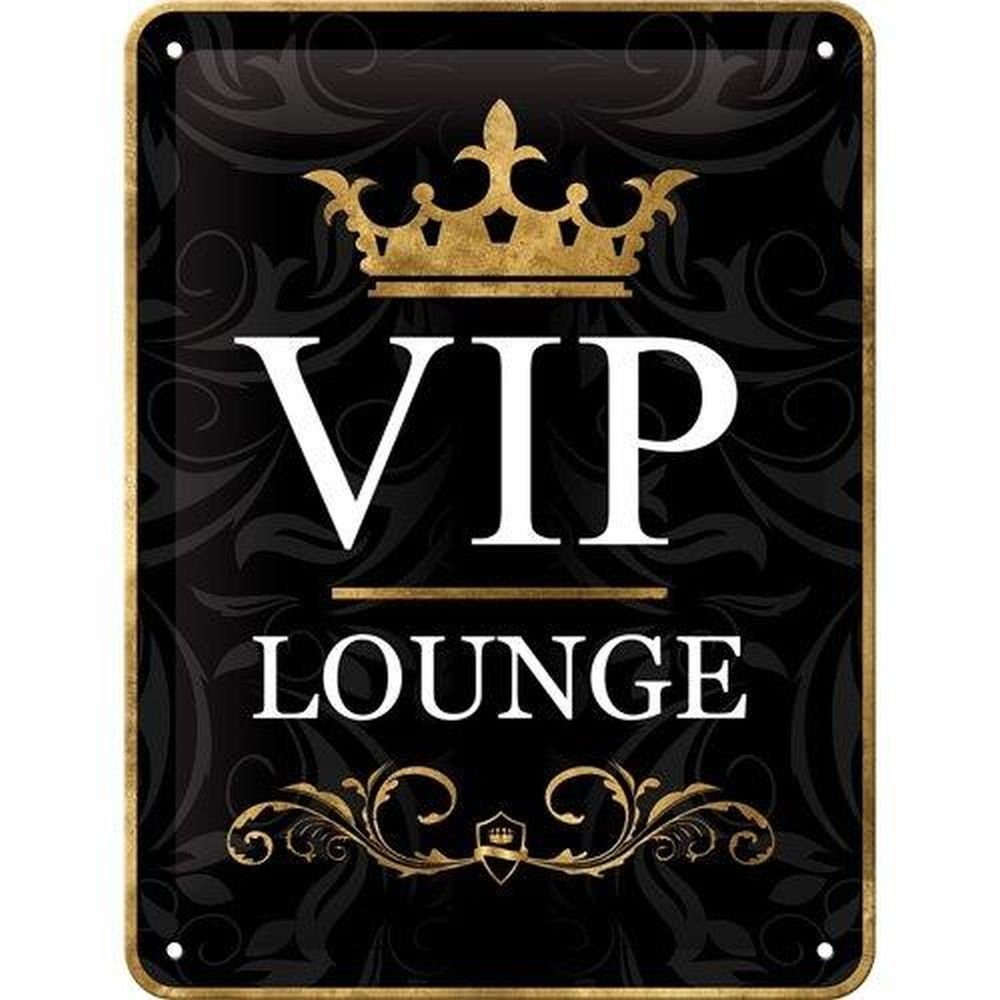 Nostalgic-Art Metallschild Blechschild 15x20 cm - Achtung - VIP Lounge günstig online kaufen