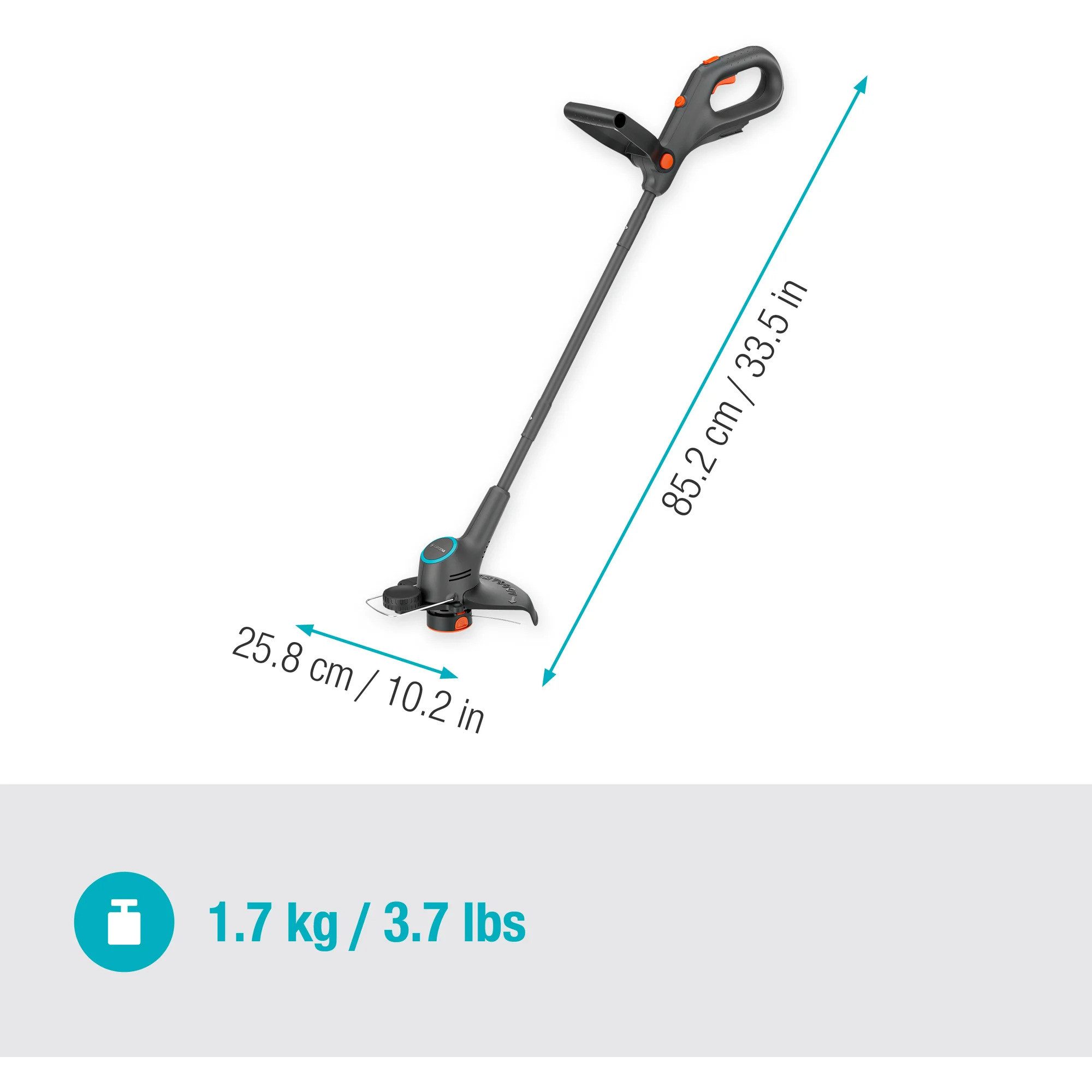 GARDENA Akku-Rasentrimmer GARDENA Akku-Rasentrimmer EasyTrim 25/18V P4A, (ohne Akku und Ladegerät, POWER FOR ALL ALLIANCE)