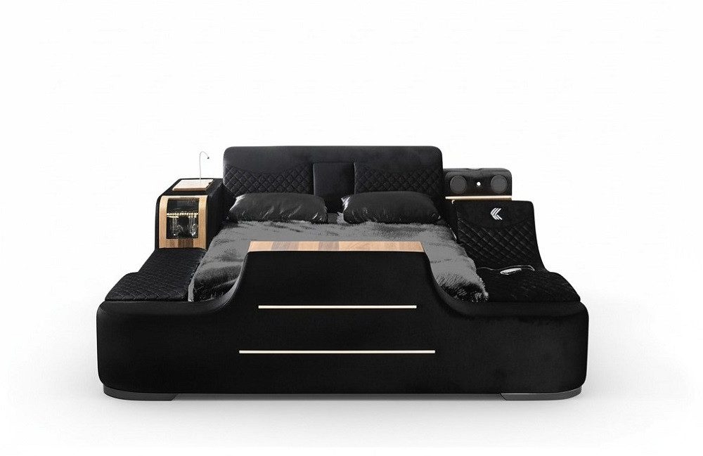 JVmoebel Multimediabett Multifunktionales Bett mit TV-Lift und elegantem Design, Made in Europa
