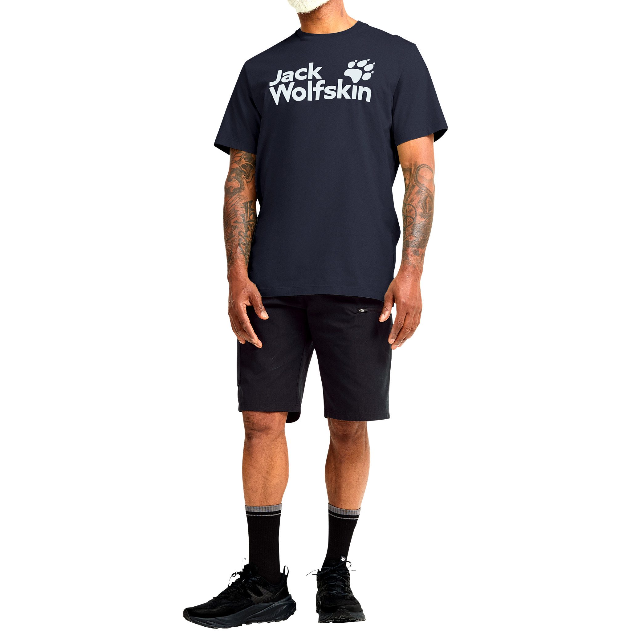 Jack Wolfskin T-Shirt Brand T M mit Markenlogo – Bild 3 von 5