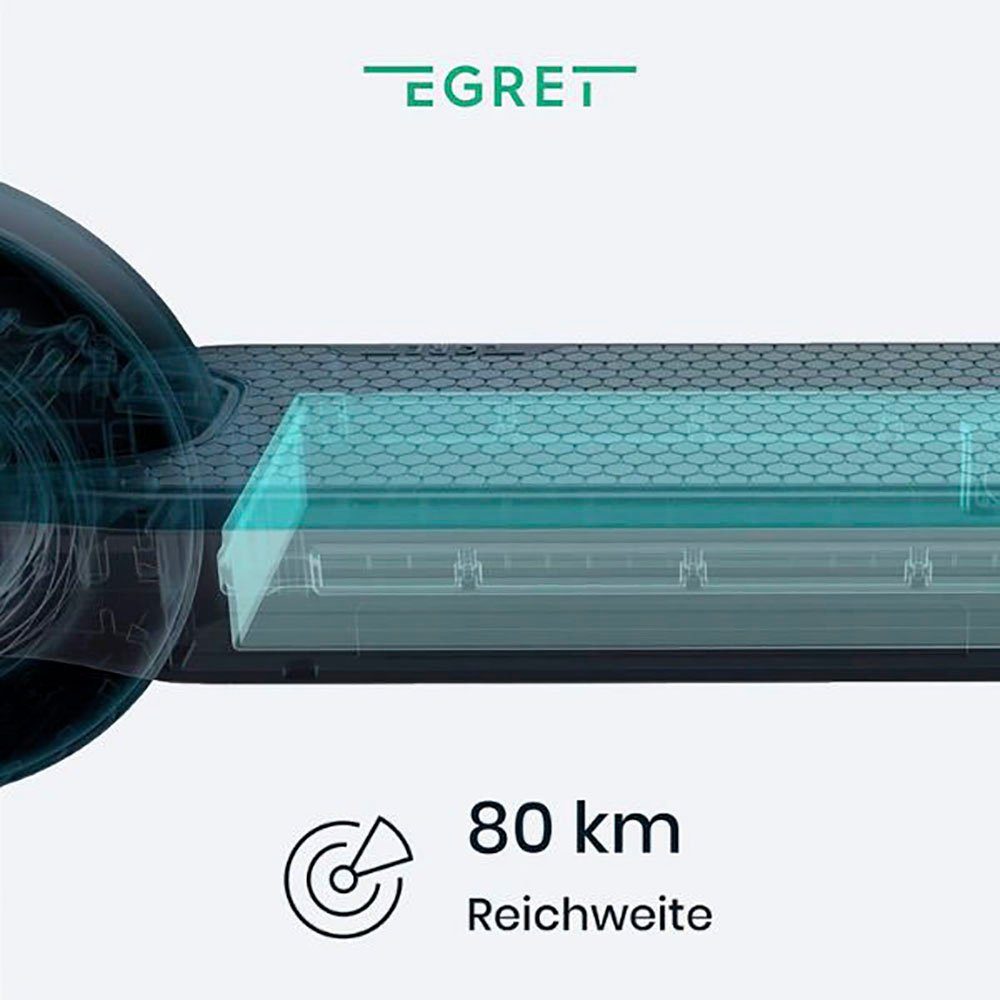 E-Scooter zu Pro, Egret Egret Straßenzulassung, km km/h, Seilschloss Reichweite, mit inkl. 20 80 bis