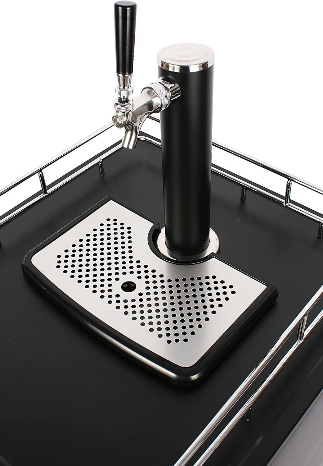 El Fuego Bierzapfanlage El Fuego® Bierfasskühler mit Zapfanlage, inkl. Gasflasche
