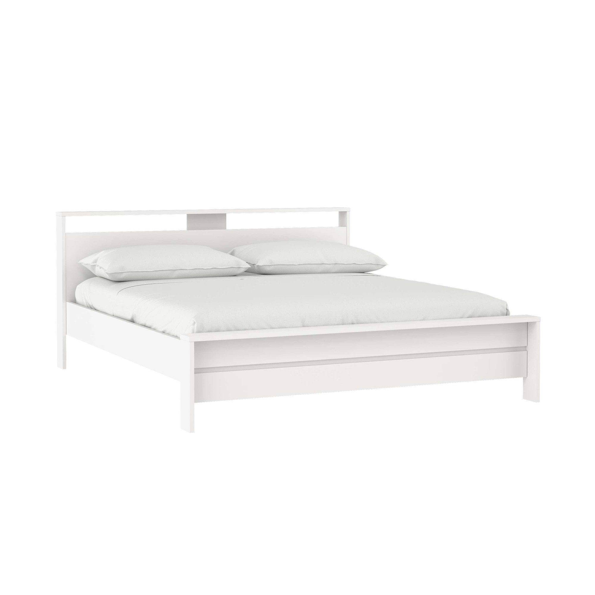 Home affaire Bettgestell Next Bett 180 x 200 cm, Modernes Bett mit Ablagefach und verstellbarem Lattenrost.