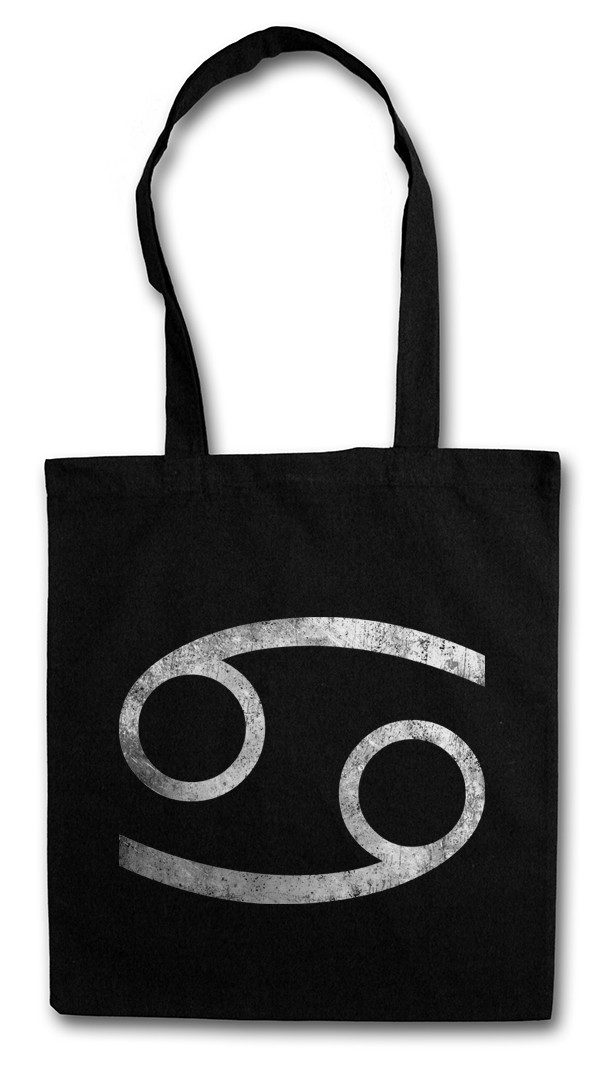 Beuteltasche Zodiac Sign Crab Stofftasche Krebs Horoskop Tierkreis Tierkreiszeichen