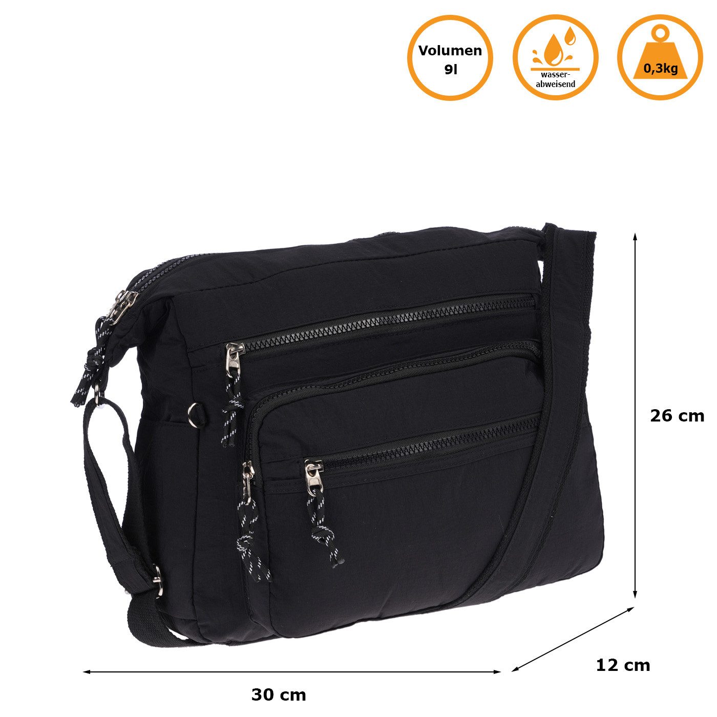 Christian Wippermann Henkeltasche Große Damen Tasche Umhängetasche Schultertasche (einzeln), Henkeltasche