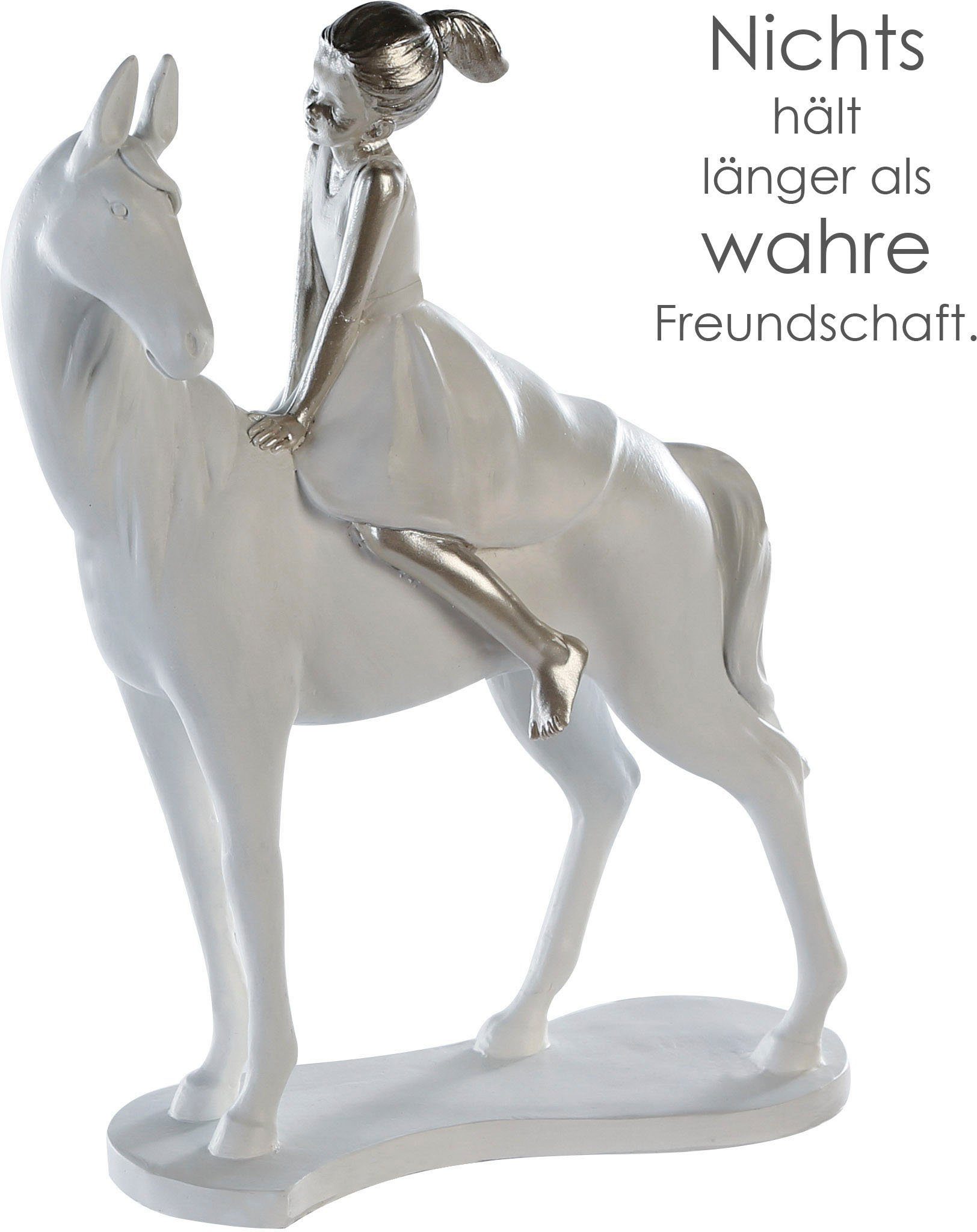 Girl by Skulptur Gilde Horse Casablanca Dekofigur (1 St) on