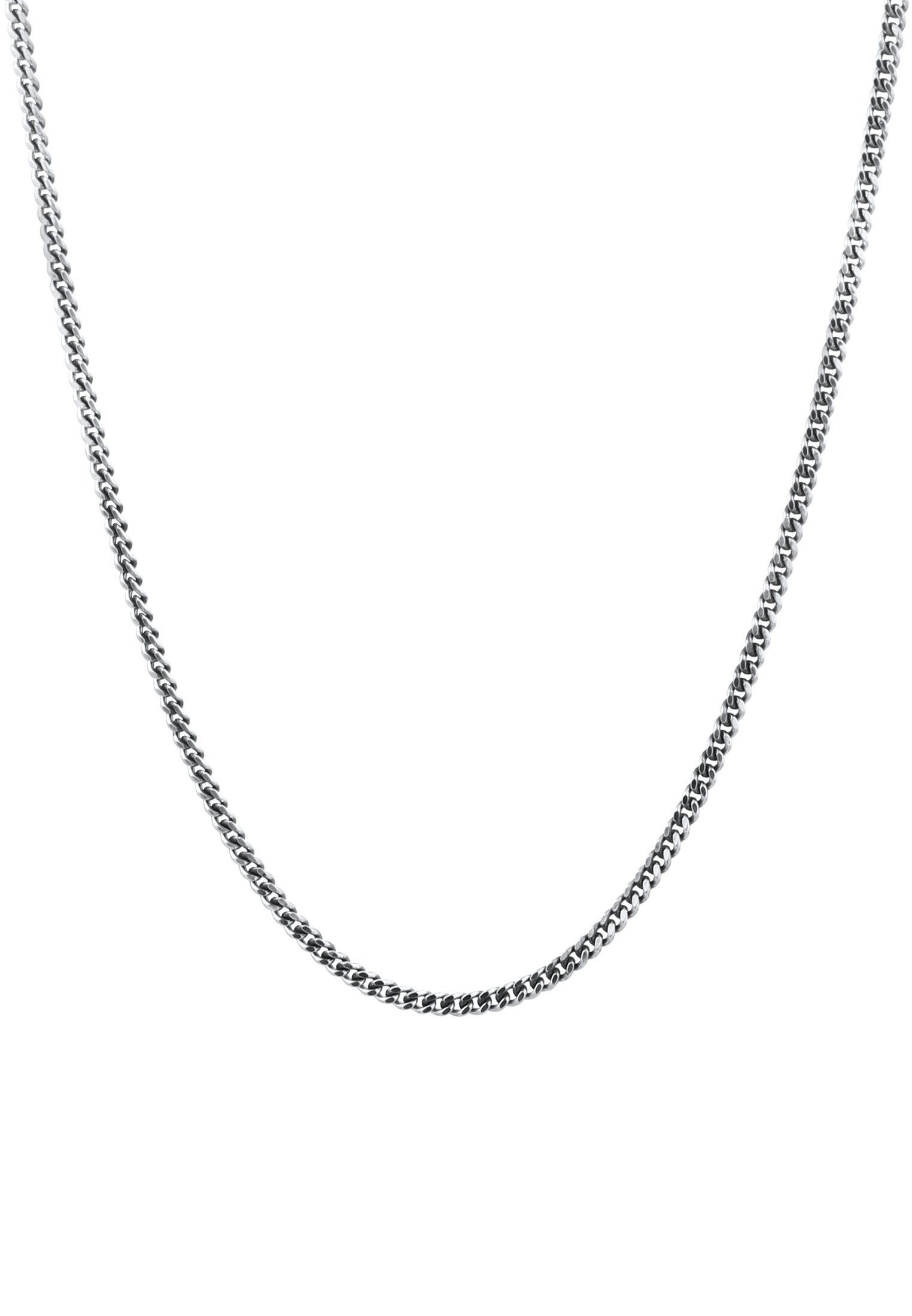 Kuzzoi Silberkette Herren Panzerkette Basic Fein 925 Silber