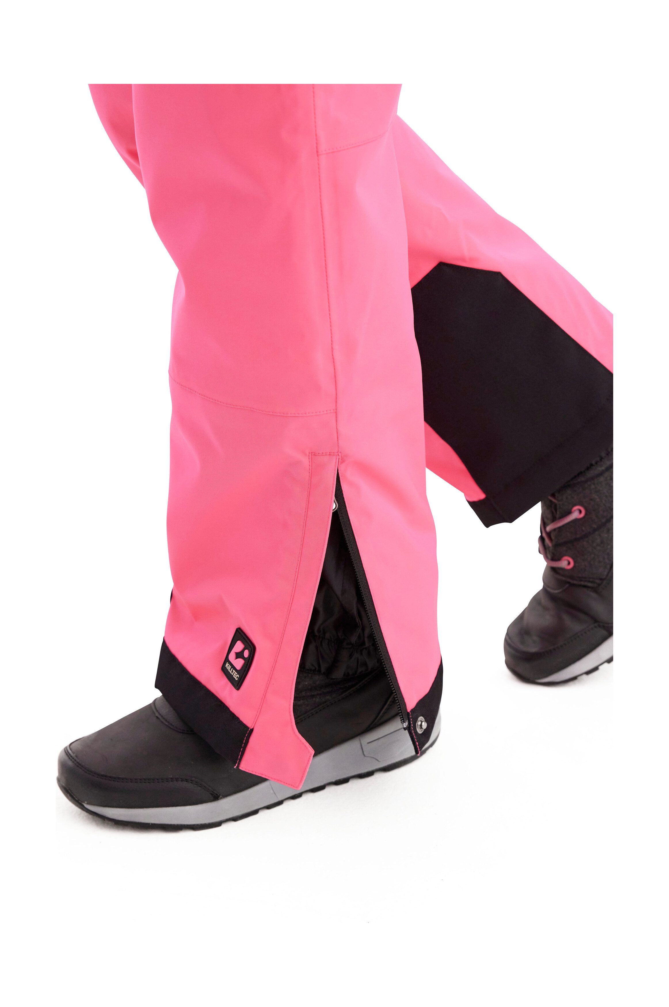 Killtec Skihose Girls Skihose 242 Wasserdicht, atmungsaktiv, abnehmbare Träger, rutschfester Schneefang – Bild 5 von 5