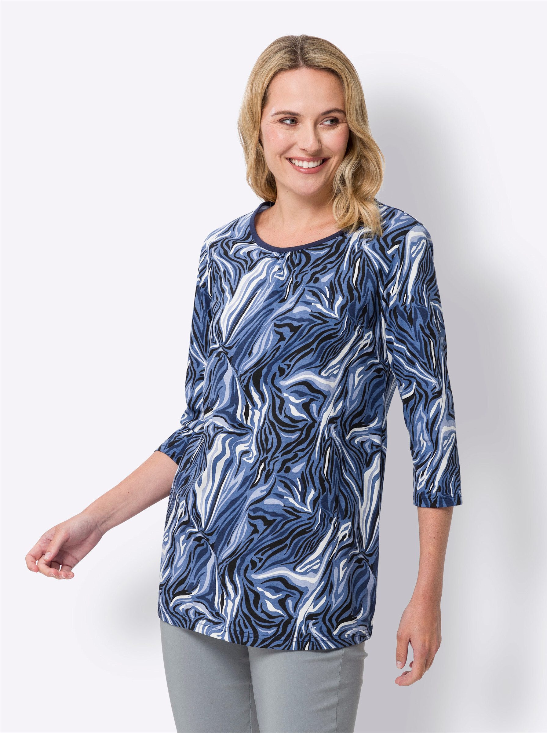 Sieh an! T-Shirt Longshirt . günstig online kaufen