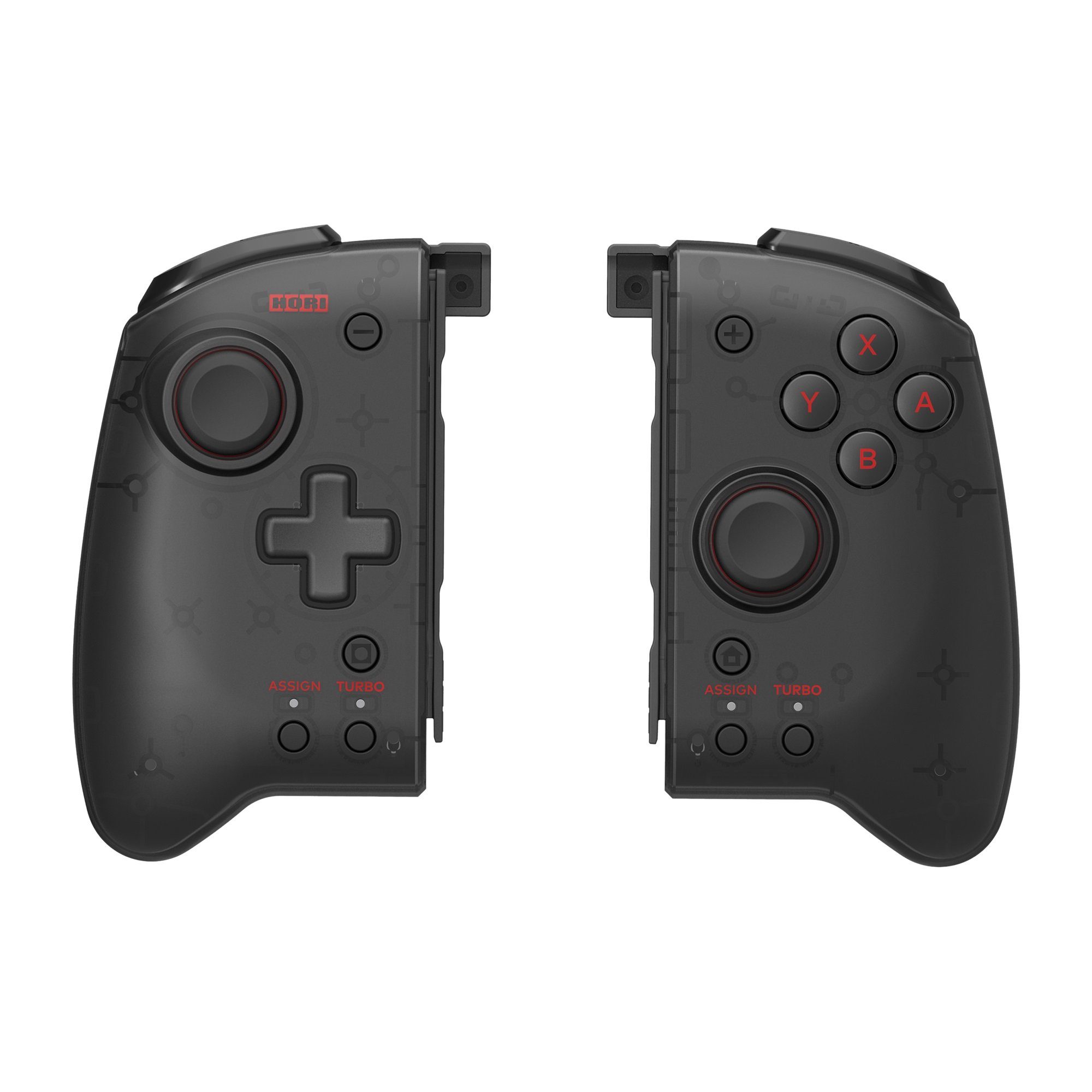 Pro Switch-Controller Controller inkl. Hori Set Split Pad Attachment