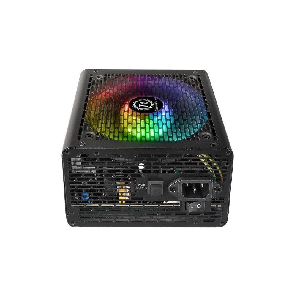 Thermaltake Smart RGB Netzteil PC-Netzteil (RGB-beleuchtet, 120 mm Lüfter,  mit 15 verschiedenen Lichteffekten)