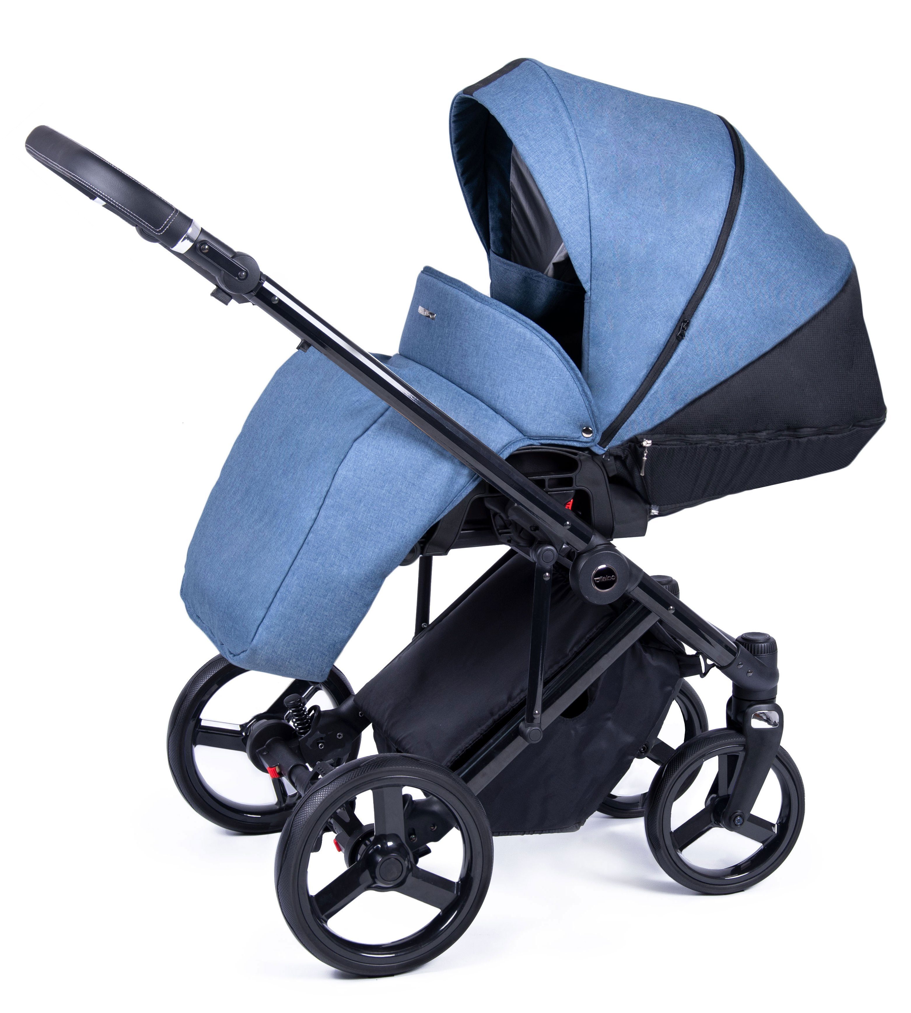 Gestell Blau 1 3 Fado schwarz 24 - 15 babies-on-wheels Teile Kinderwagen-Set Designs in Kombi-Kinderwagen - = in