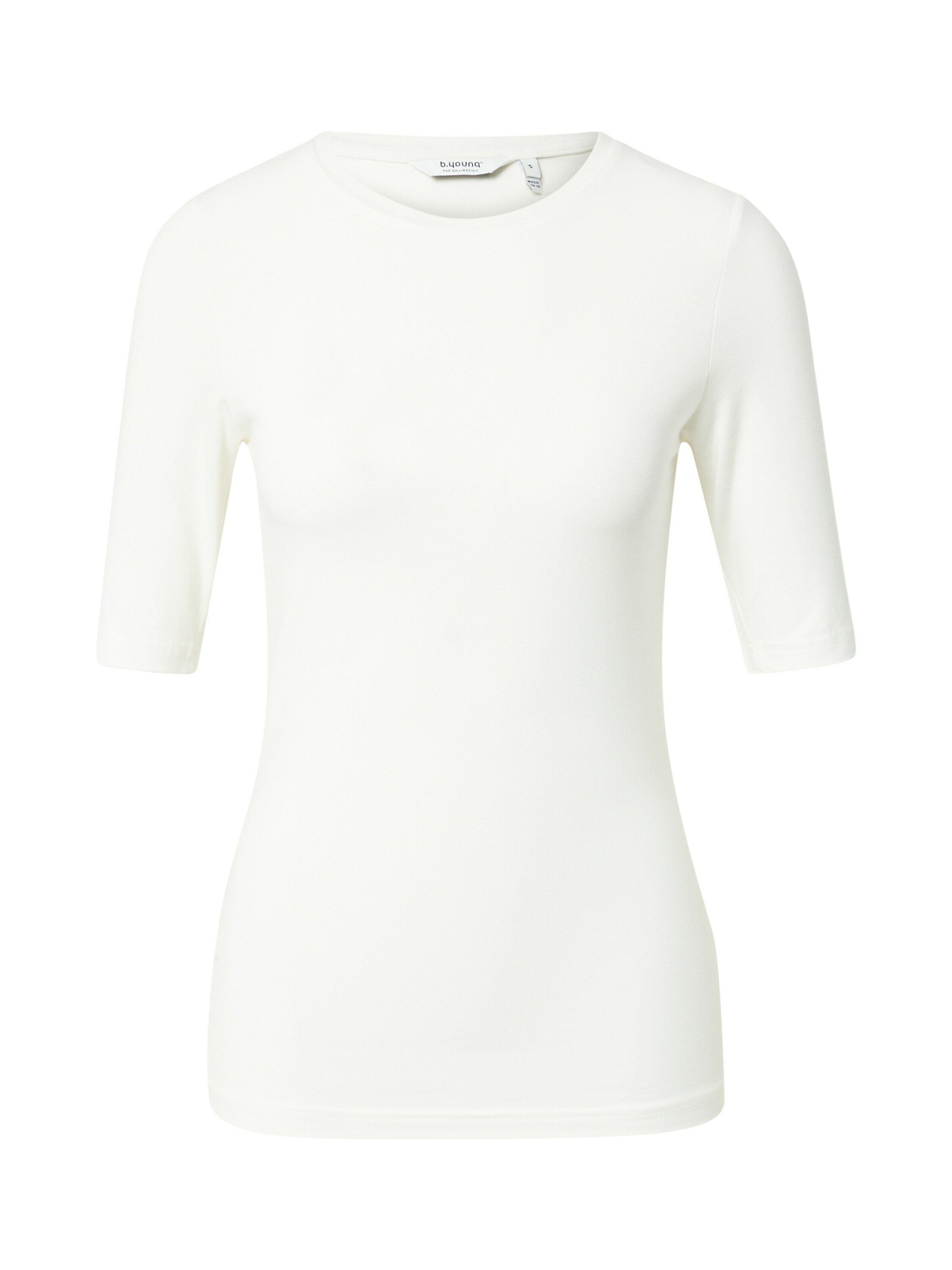 b.young T-Shirt Pamila (1-tlg) Weiteres Detail Off White (80115)