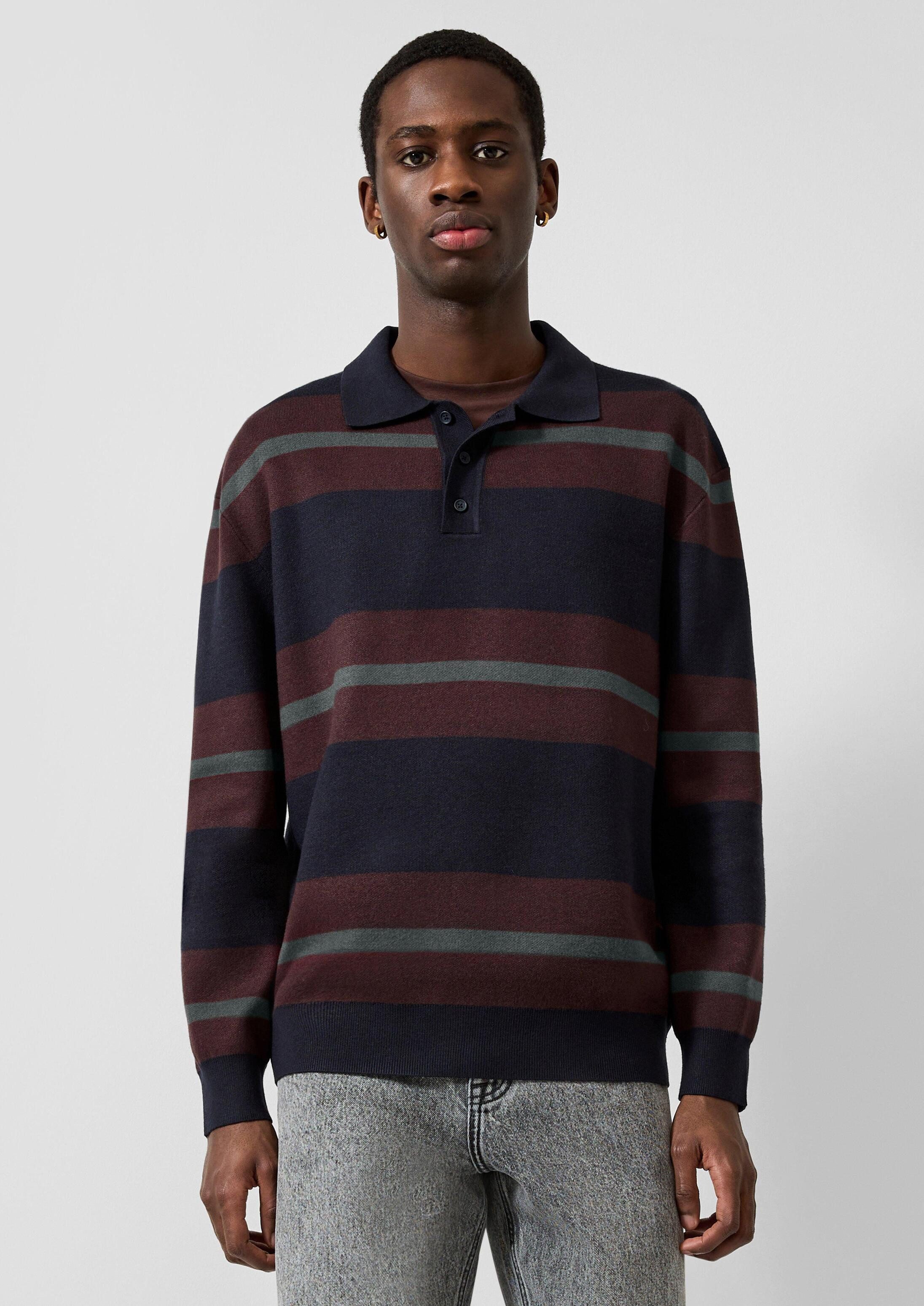 QS Longpullover Strickpullover Strickpolo