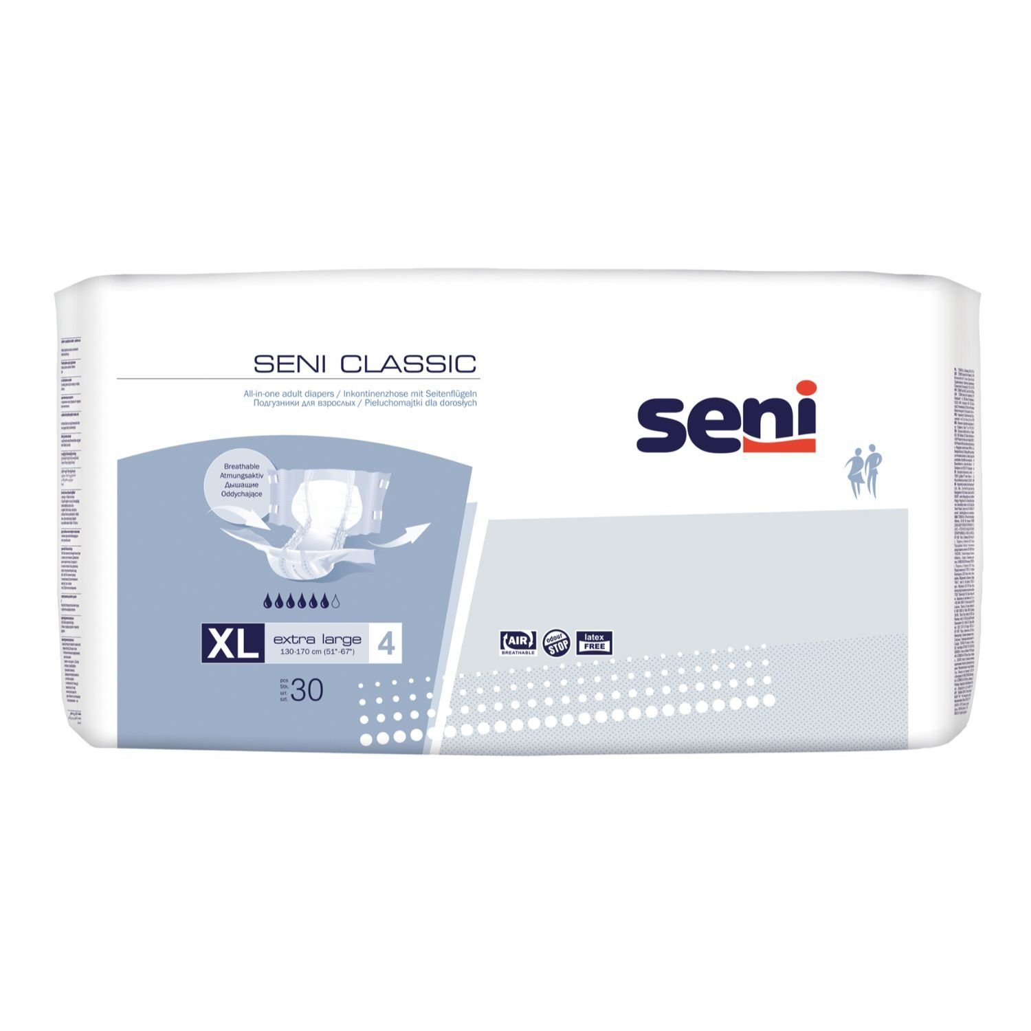 Inkontinenzboxer Seni Classic - XL 4x30 Stück