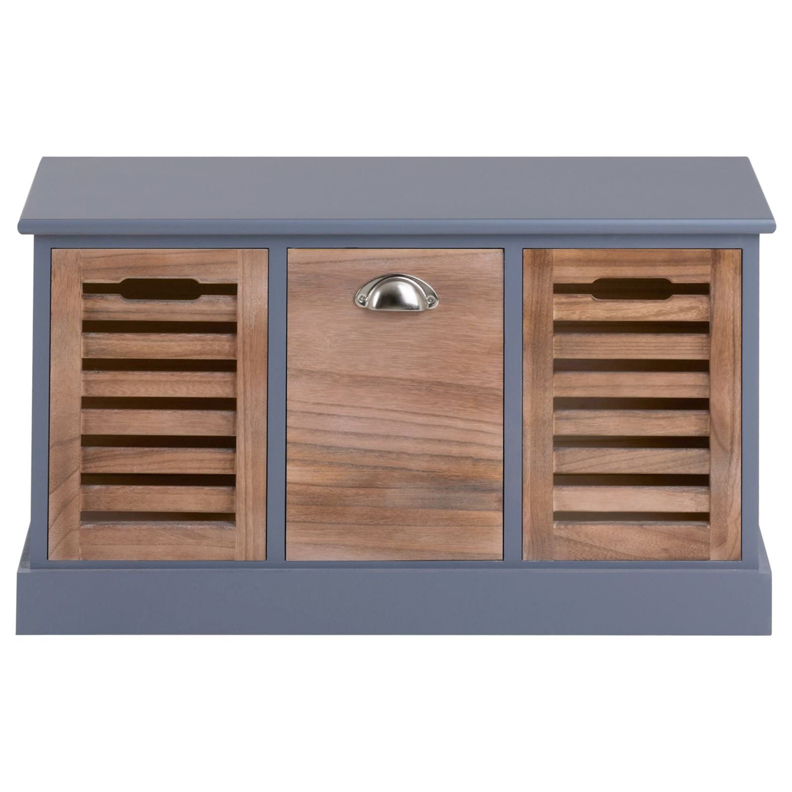 CARO-Möbel Schuhbank TRIENT, Sitzbank Garderobenbank Truhe Vintage Landhaus günstig online kaufen