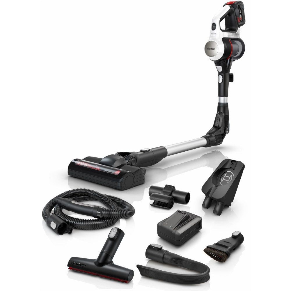 BOSCH Стальной пылесос Bosch BSS715CARP Akku-Stielstaubsauger - kabelloser Sauger., 4.8 W, Akku-Stielsauger, Akku-Stielsauger