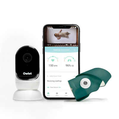 Owlet Baby Care DE Babyphone, 2-in-1 Babyphone Duo: Smart Sock 3 und Cam