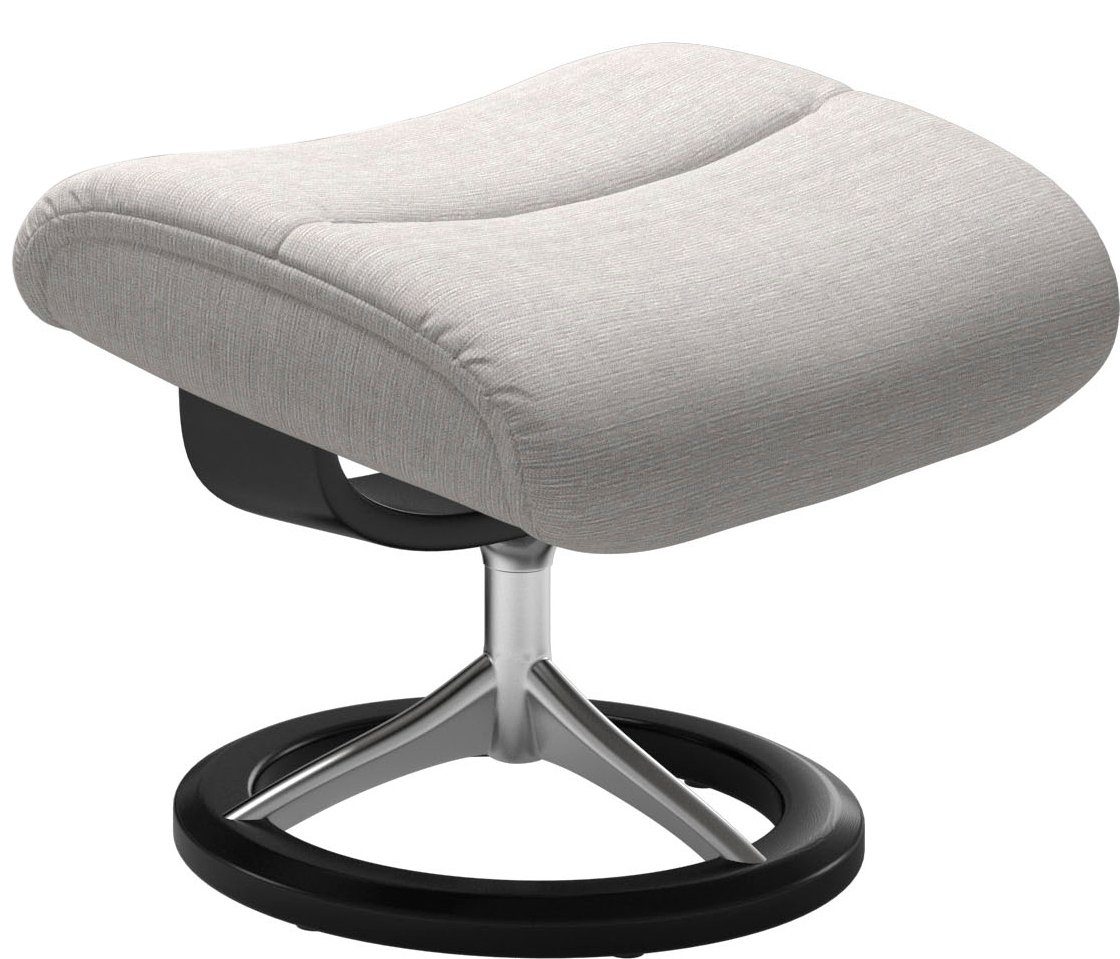 Stressless® Relaxsessel View (Set, Hocker), S,Gestell Signature Relaxsessel Base, mit Schwarz mit Größe