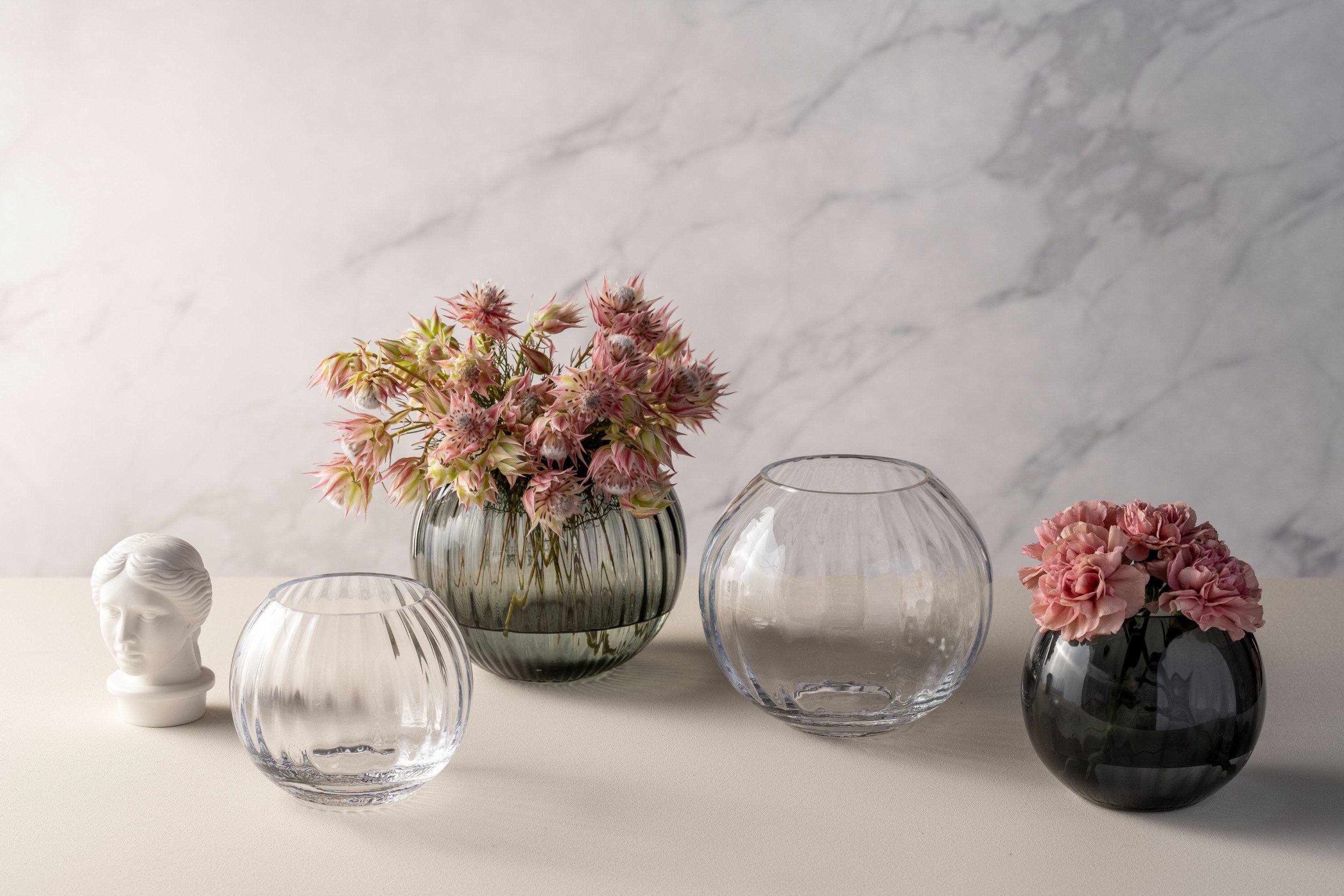 LEONARDO Kugelvase Dekovase POESIA, mit dreidimensionaler Veredelung (1 St) günstig online kaufen