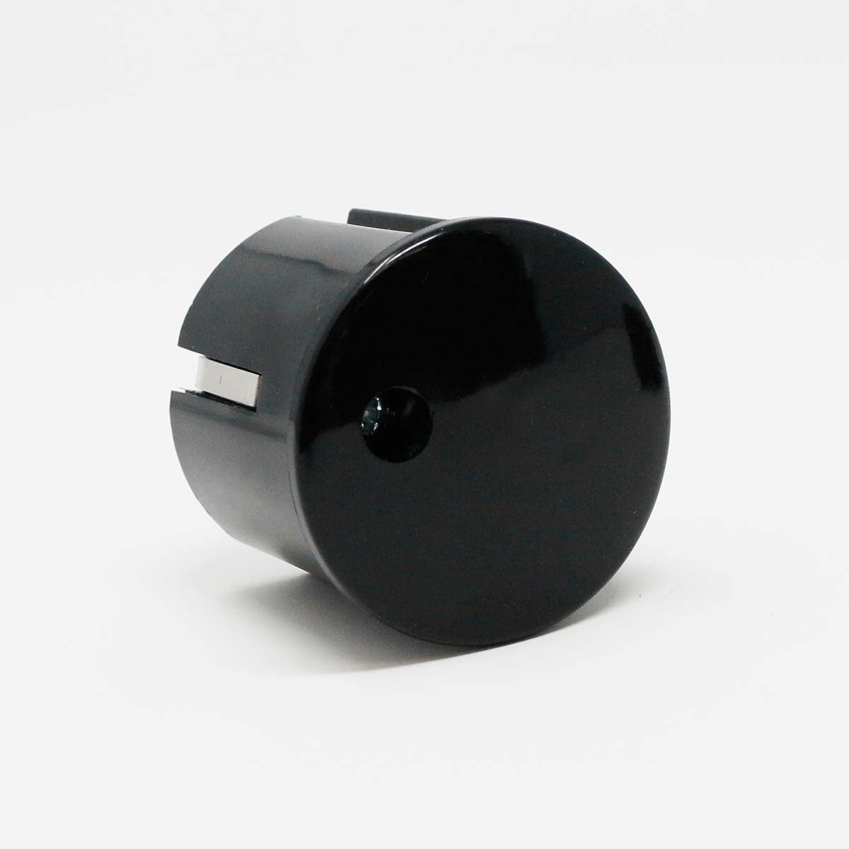 world-trading-net Euroflachstecker Winkel-Stecker schwarz mit Schutzkontakt, 250V/16A