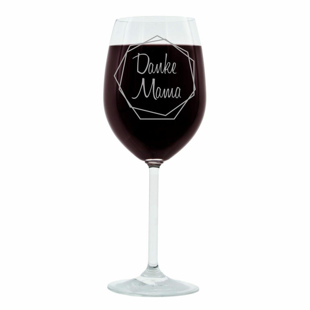 LEONARDO Weinglas Danke Mama, Glas, lasergraviert