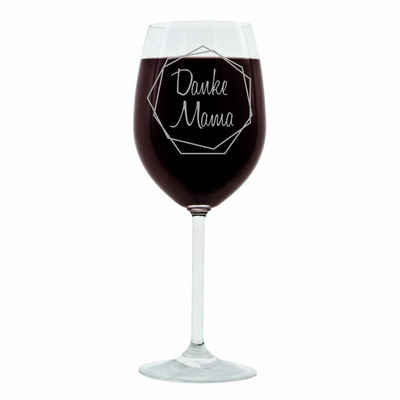 LEONARDO Weinglas Danke Mama, Glas, lasergraviert
