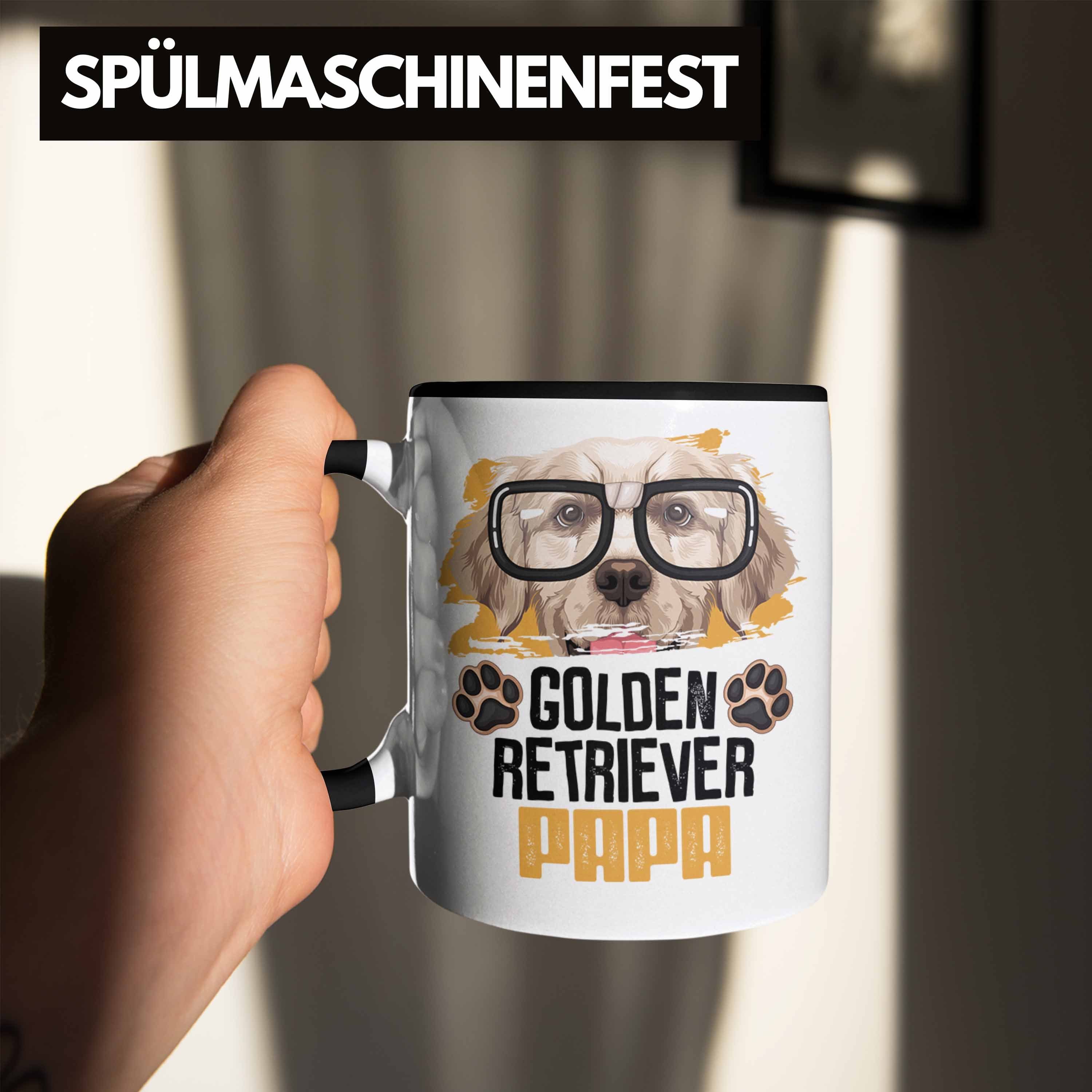 Geschenk Papa Tasse Spruch Golden Tasse Trendation Lustiger Geschenk Schwarz Retriever Besitzer