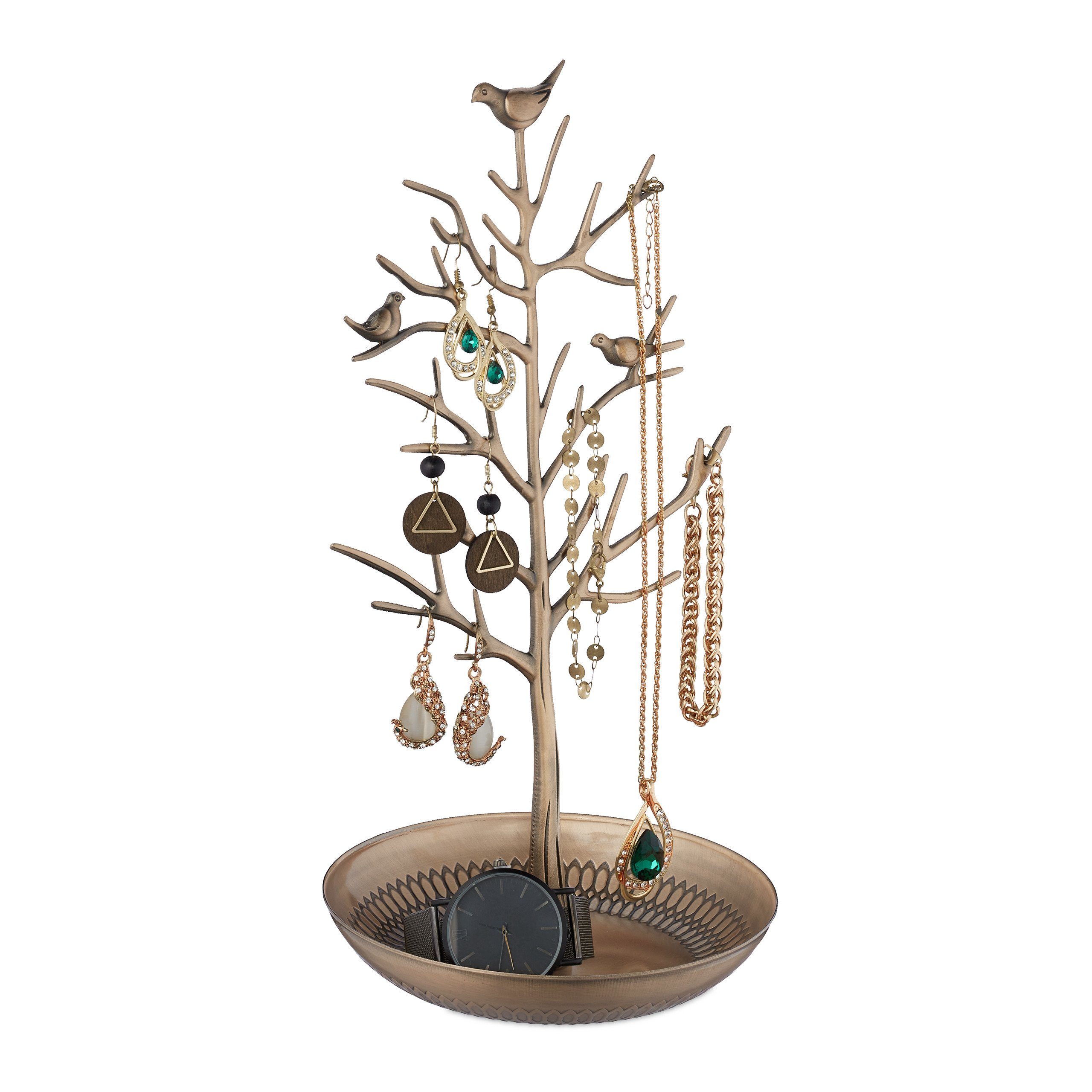 relaxdays Ювелирные изделия Baum, gold
