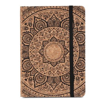 Navaris Notizbuch Journal aus Kork liniert mit Gummiband - Hardcover Notebook