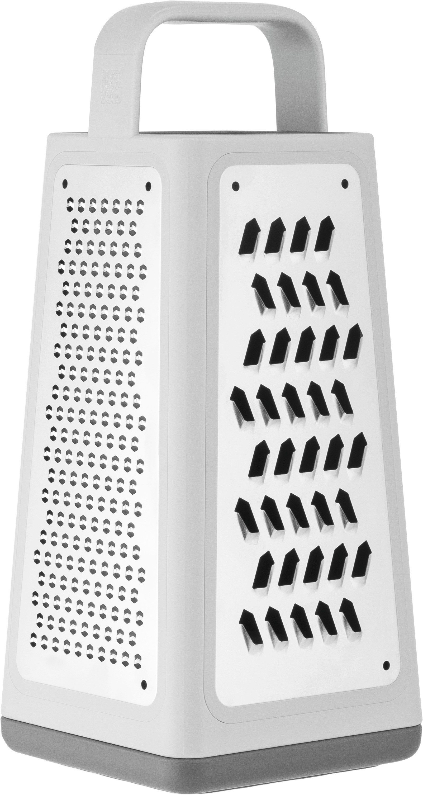 Zwilling Vierkantreibe Reibe mit Zwei-Wege-Reibtechnologie, Edelstahl 18/10, (1-St), Vier Seiten, rutschfester Stand, mit Auffangschale
