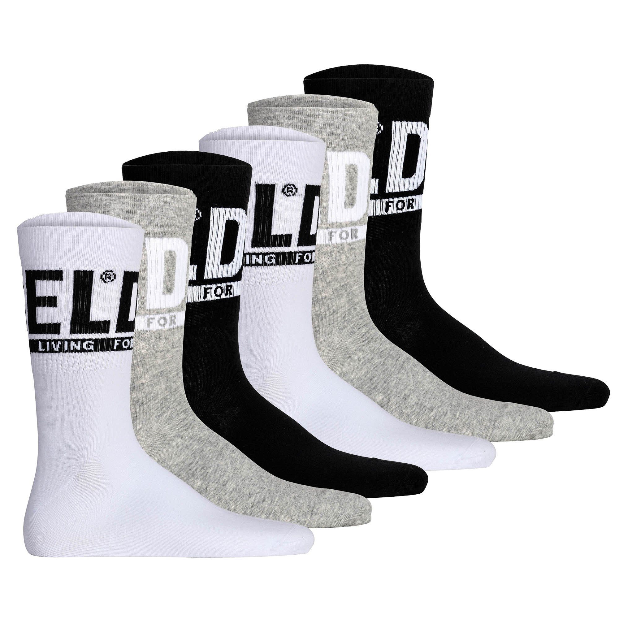 Kurzsocken Herren Socken 6er Pack Baumwolle