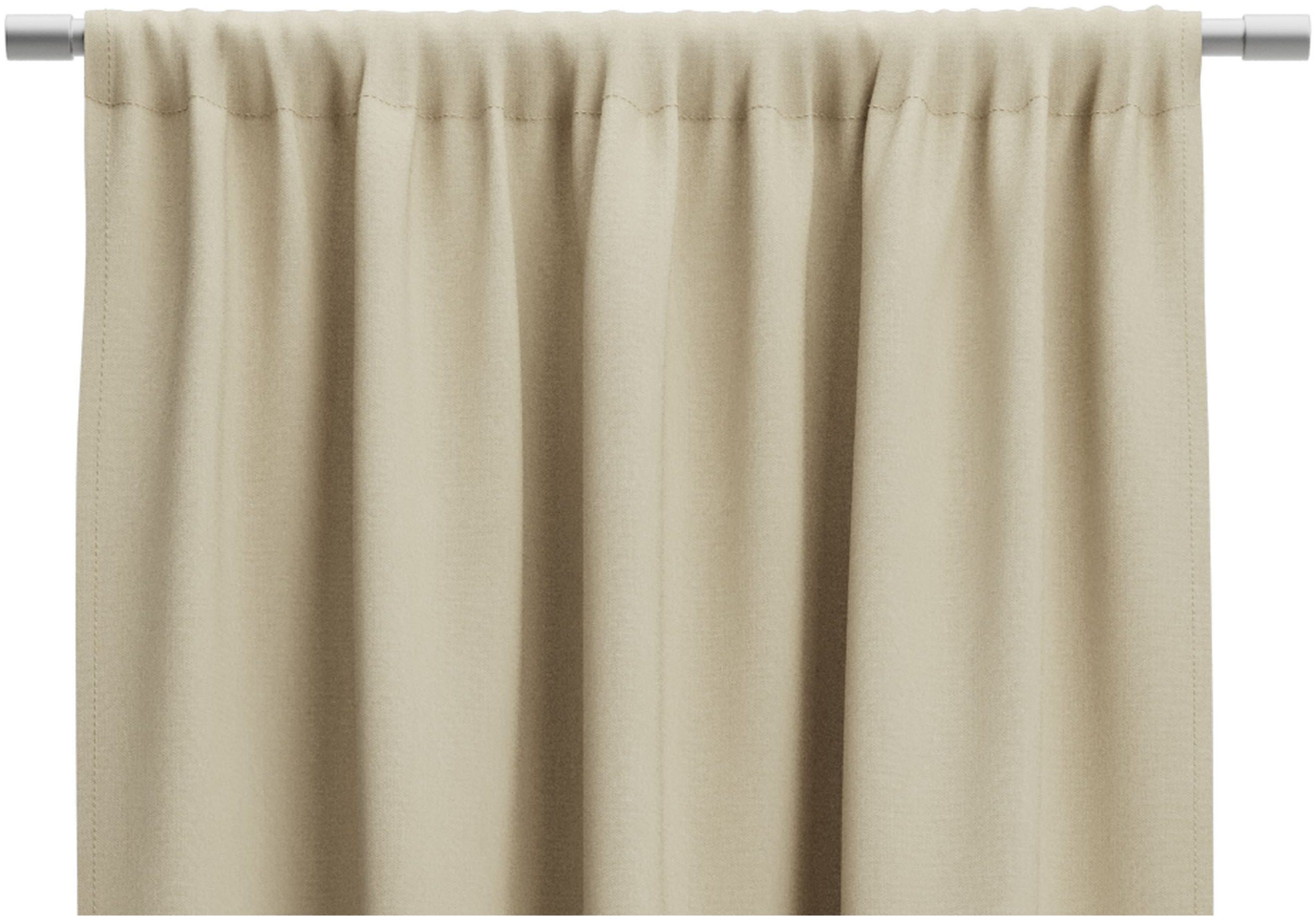 Neutex for you! Vorhang nach Maß Outdoorvorhang SOLERO (1 St), Stangendurchzug, blickdicht, Jacquard, Uni Outdoorvorhang mit leichter Struktur