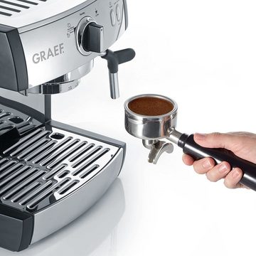 Graef Siebträgermaschine Pivalla ES 702 - Espressomaschine - edelstahl/schwarz