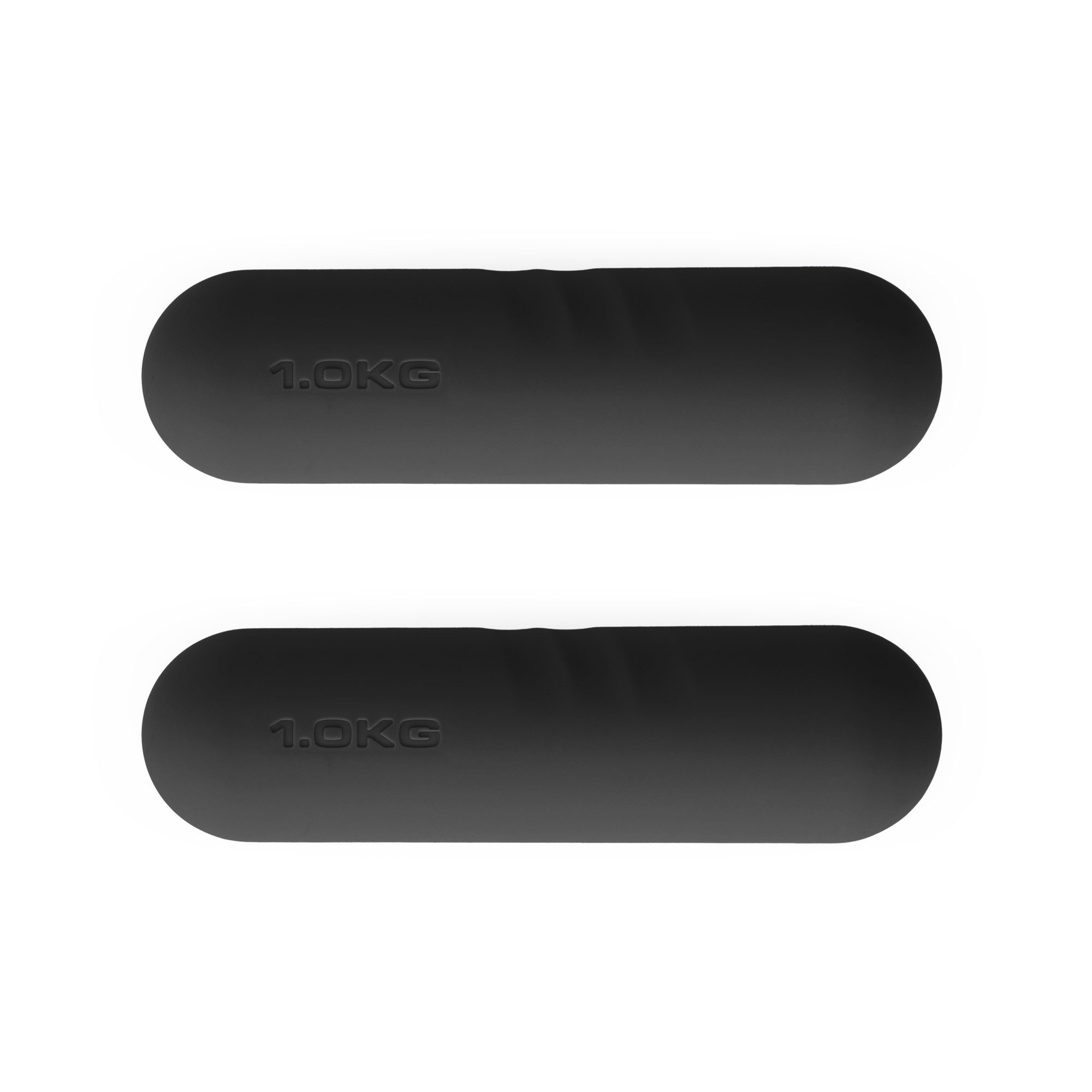 velov Kurzhantel aus Silikon 2er Set mit 1 / 2 kg pro Hantel, rutschfeste Gewichte, Fitness Krafttraining für Zuhause