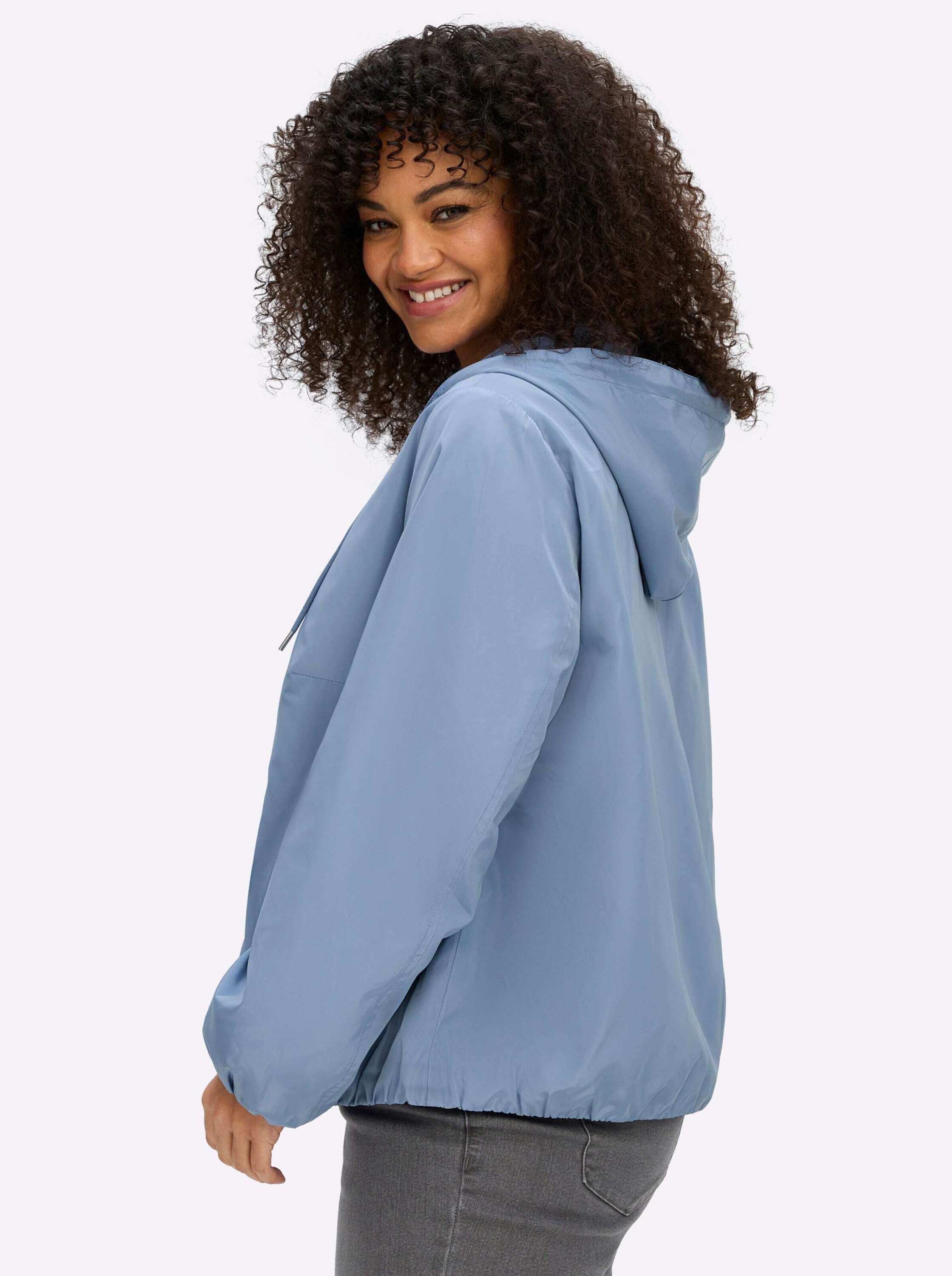 Sheego Allwetterjacke Blouson Langarm