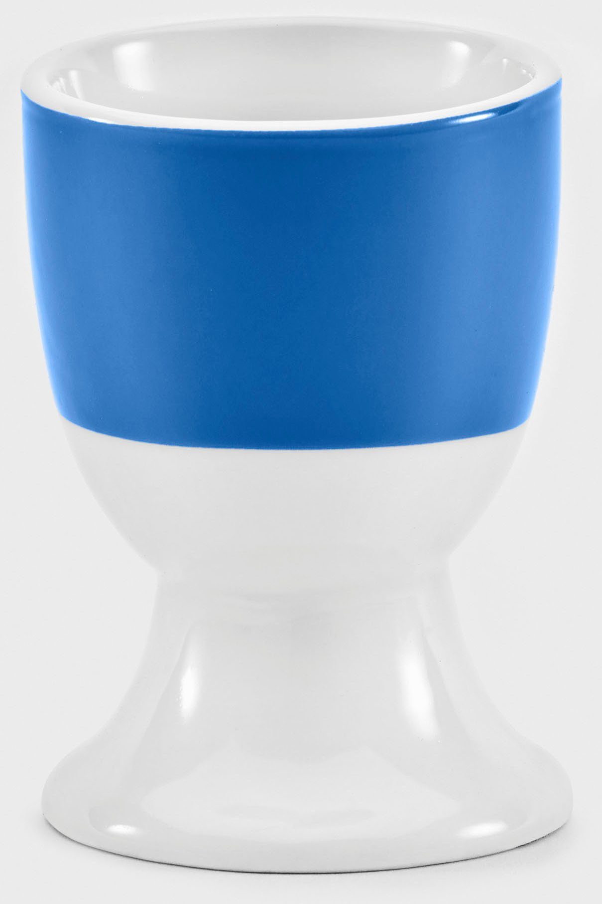 van Well Eierbecher Vario, (Set, 6-tlg., 6 Eierbecher), Porzellan, spülmaschinen- und mikrowellengeeignet